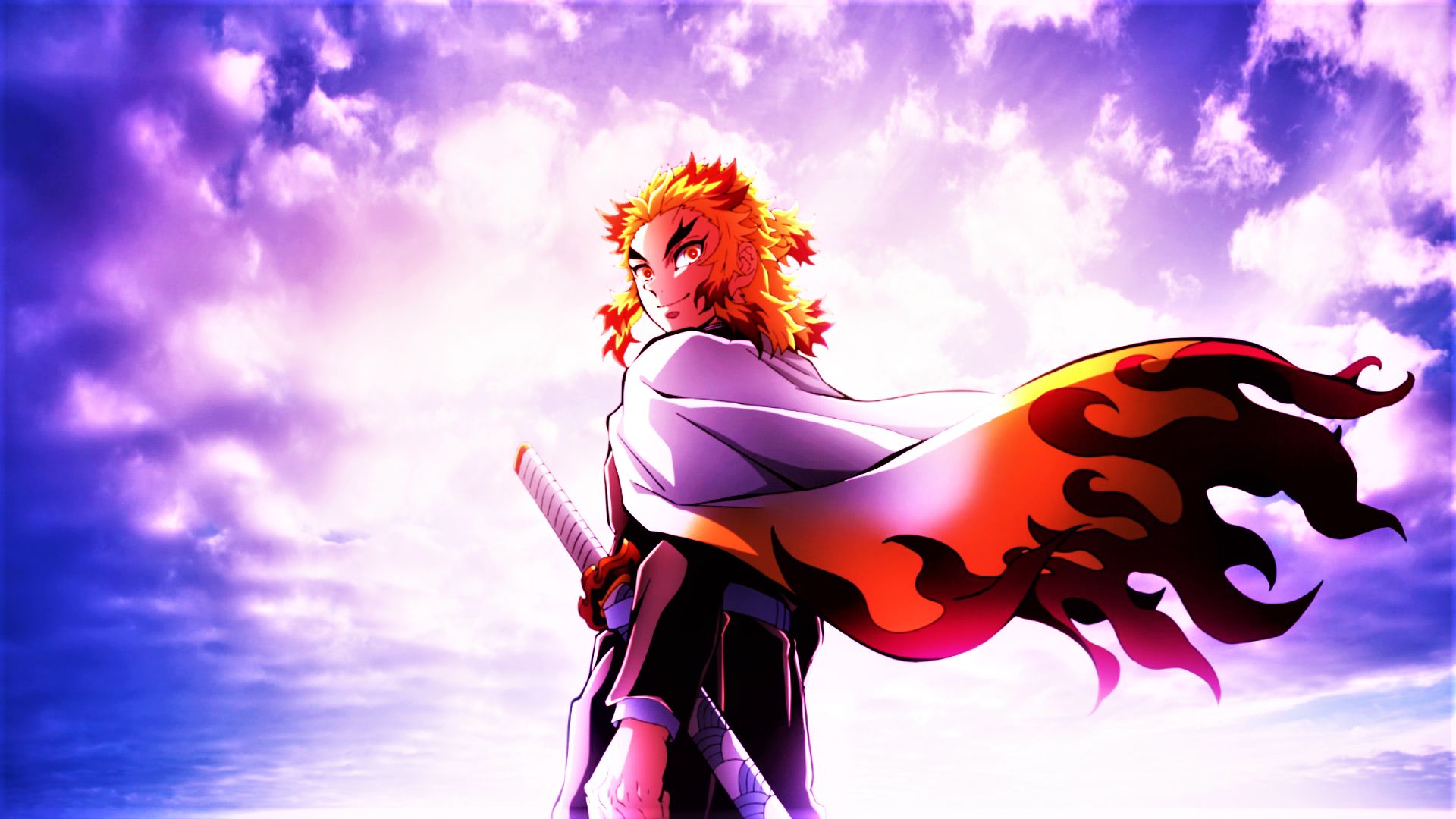 1920x1080 Kyojuro Rengoku HD Demon Slayer Kimetsu no Yaiba Wallpaper