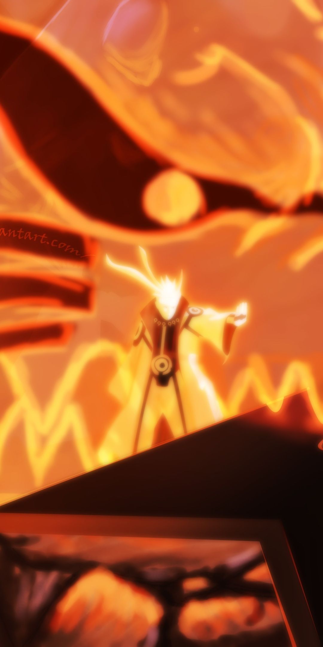 1080x2160 Download Kurama (Naruto) wallpaper for mobile phone, free Kurama (Naruto) HD picture