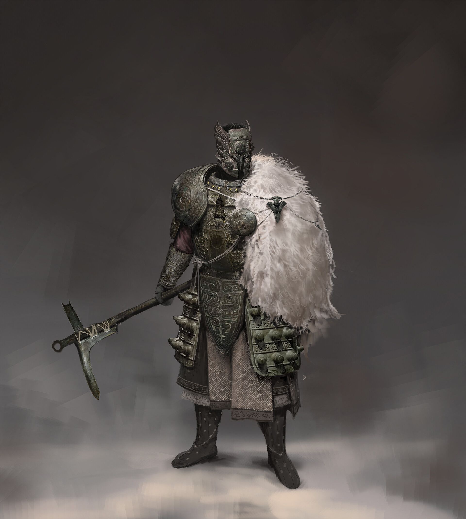 1920x2137 a warrior from Chaoge