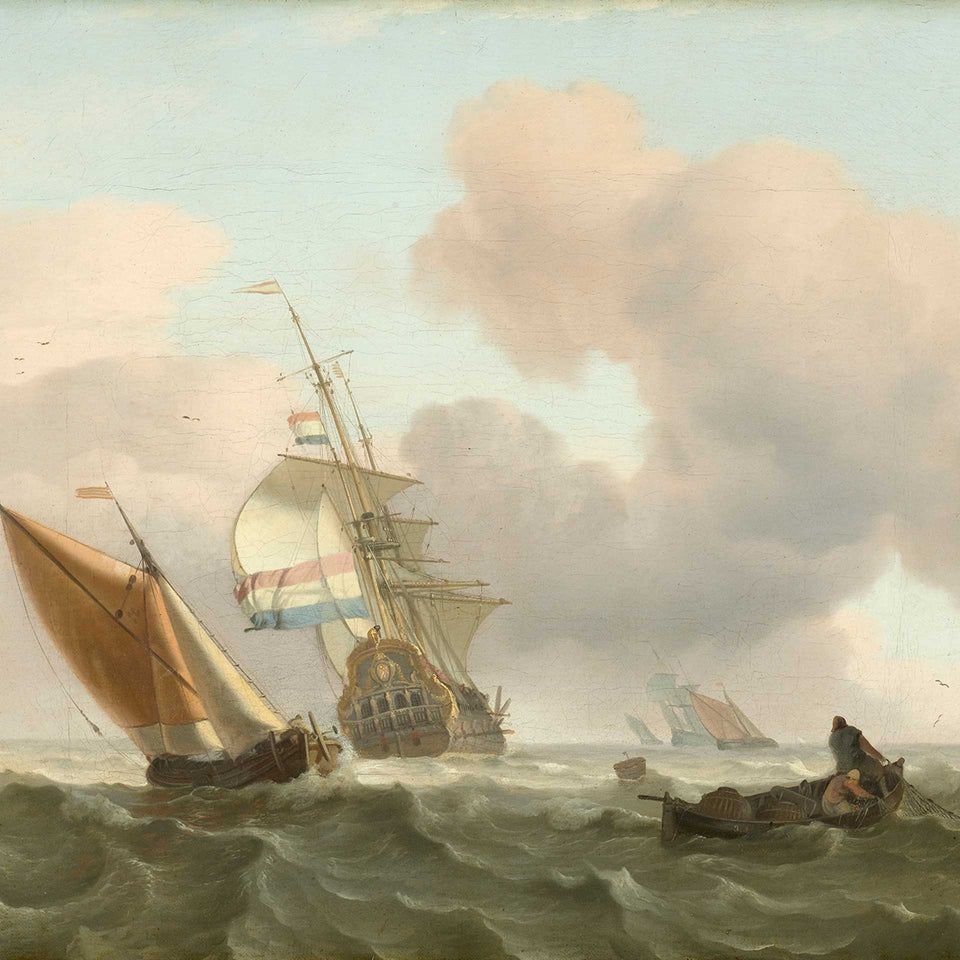 960x960 Rough Sea RKS 05 Rijksmuseum Mural Wallpaper By Piet Hein Eek + NLXL