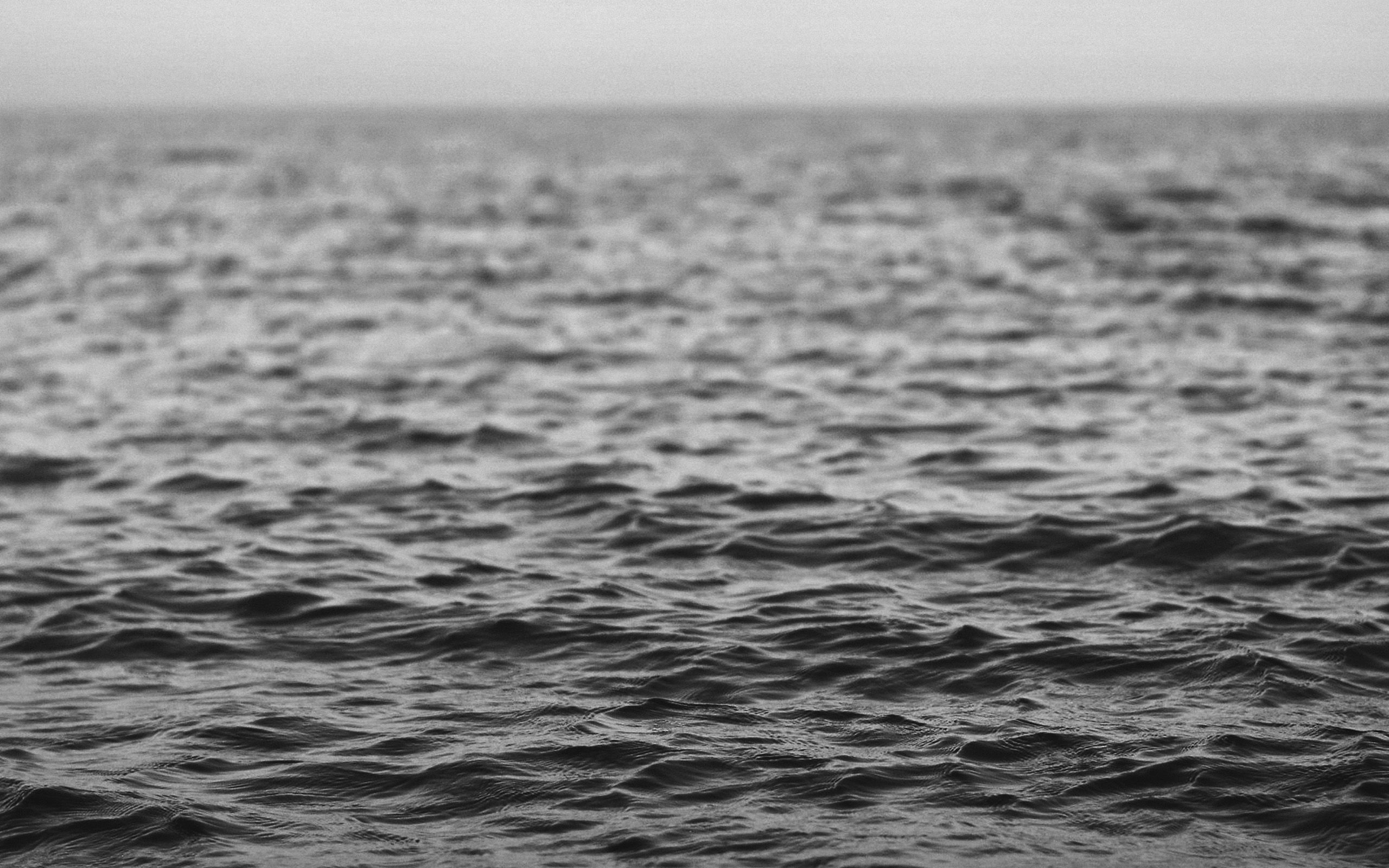 2560x1600 wallpaper for desktop, laptop. water sea ocean wave bokeh dark bw