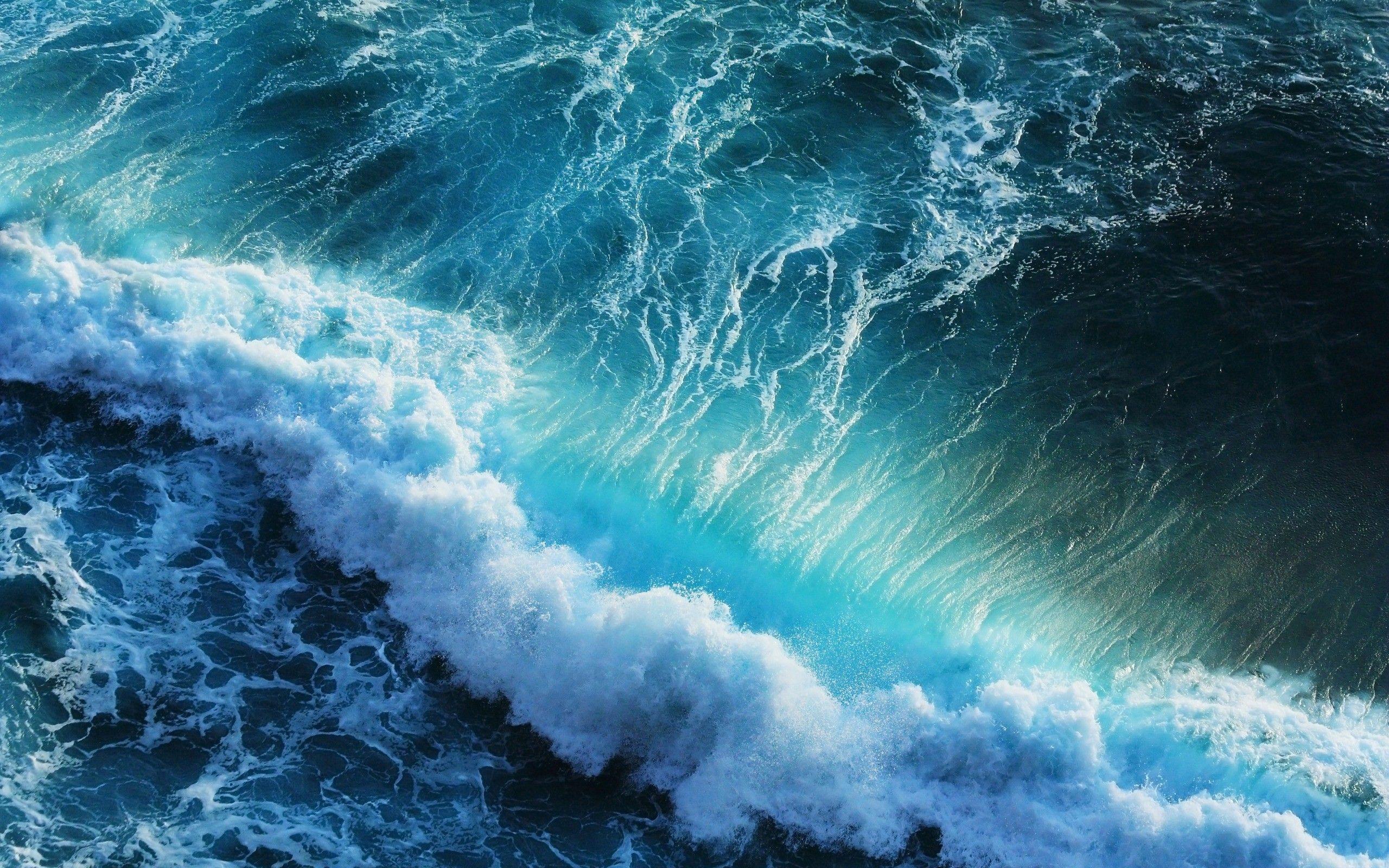 2560x1600 Sea Waves For Desktop Wallpaper Gallery