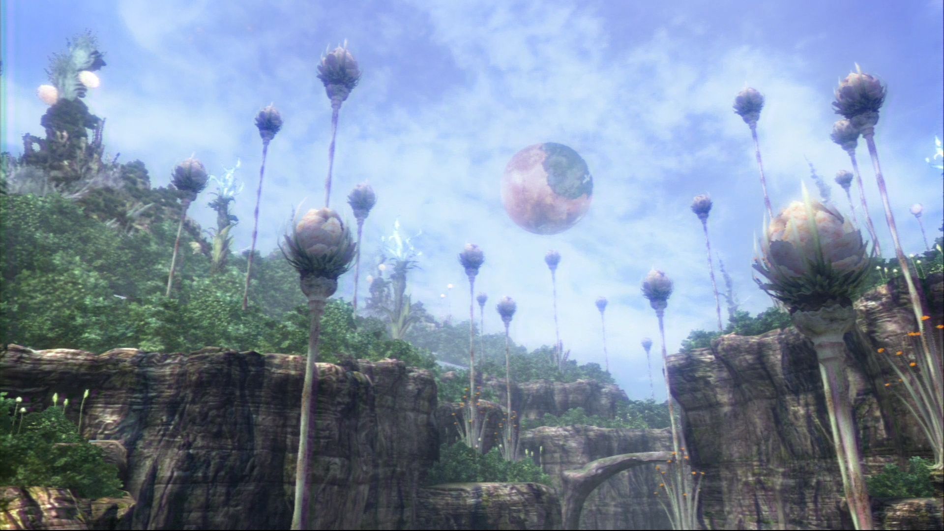 1920x1080 Mass Effect Races Discover Grand Pulse Cocoon(Final Fantasy XIII)