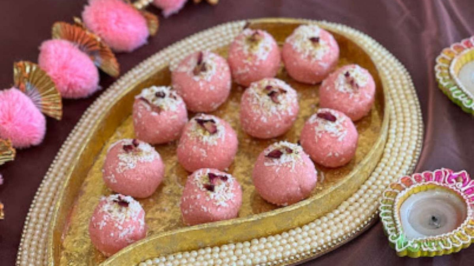 1600x900 How to make this Diwali Rose Ladoo for dessert Morning America