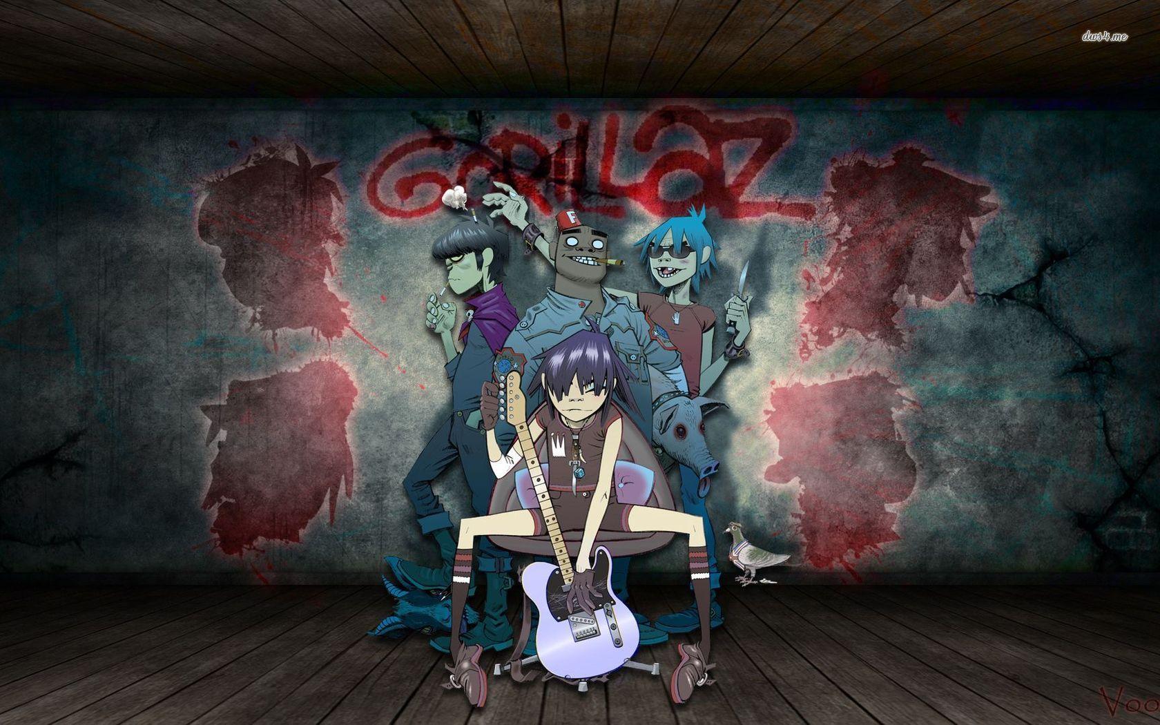 1680x1050 Gorillaz wallpaper wallpaper