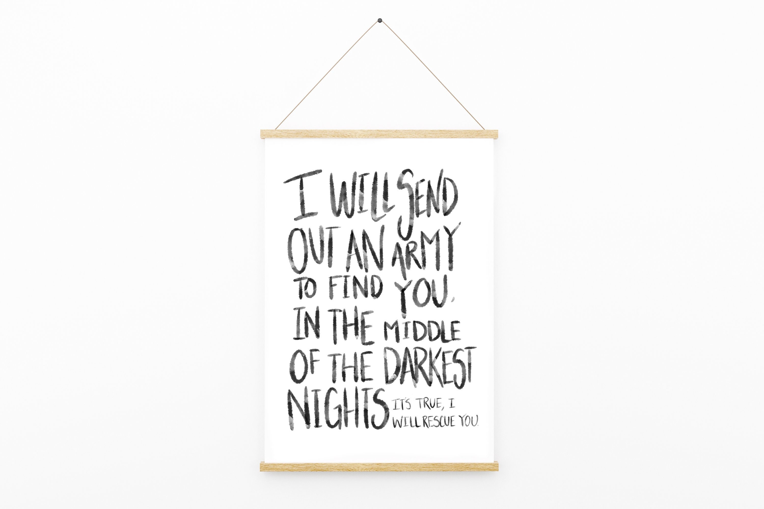 3000x2000 Instant Download Rescue Lauren Daigle Lyrics Hand