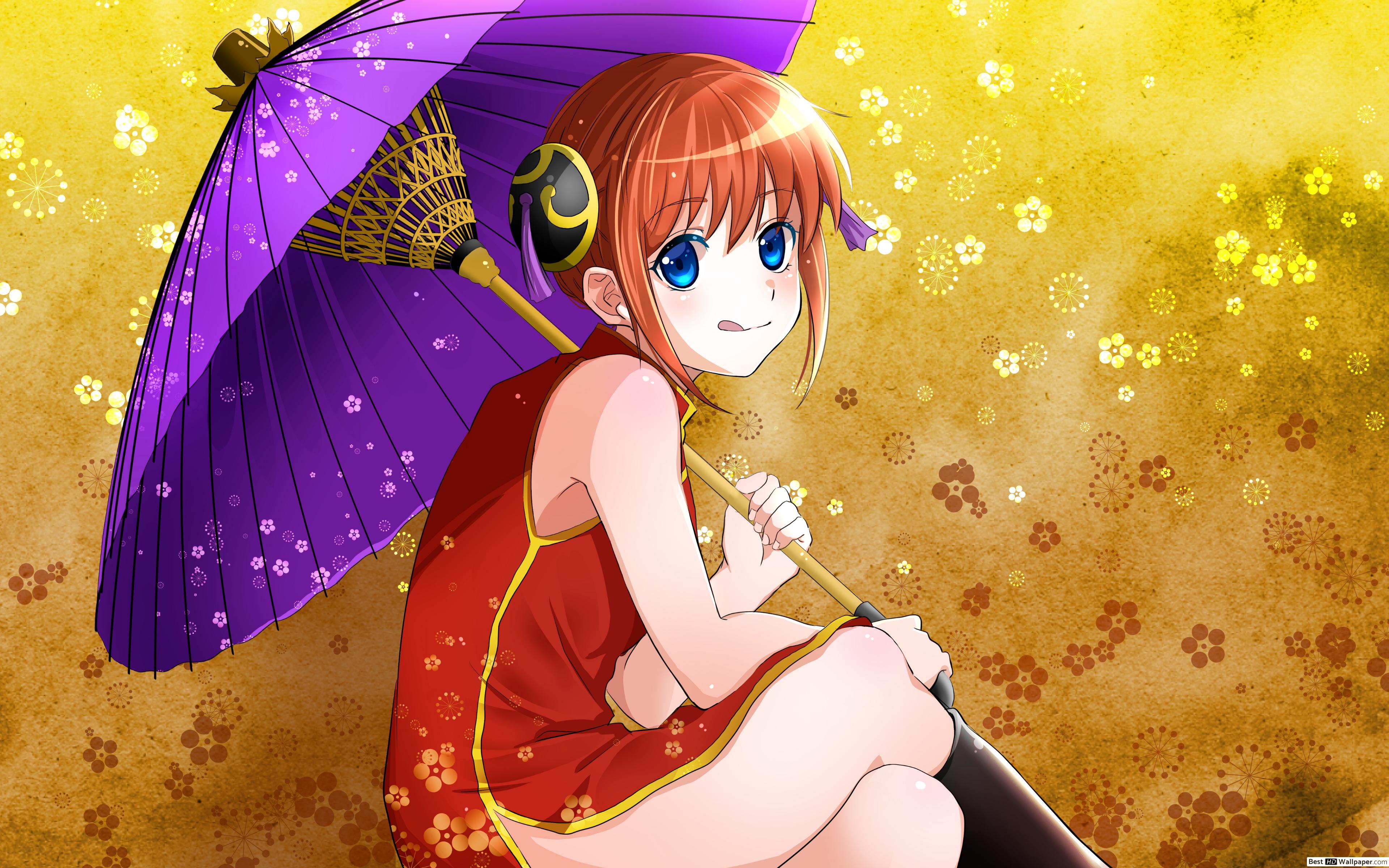 3840x2400 Kagura Gintama Wallpaper