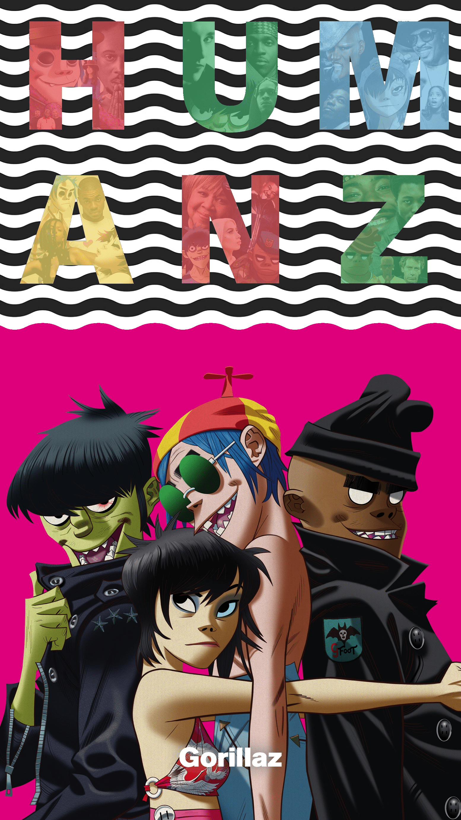 1554x2763 Humanz Mobile Wallpaper (Crack Magazine)