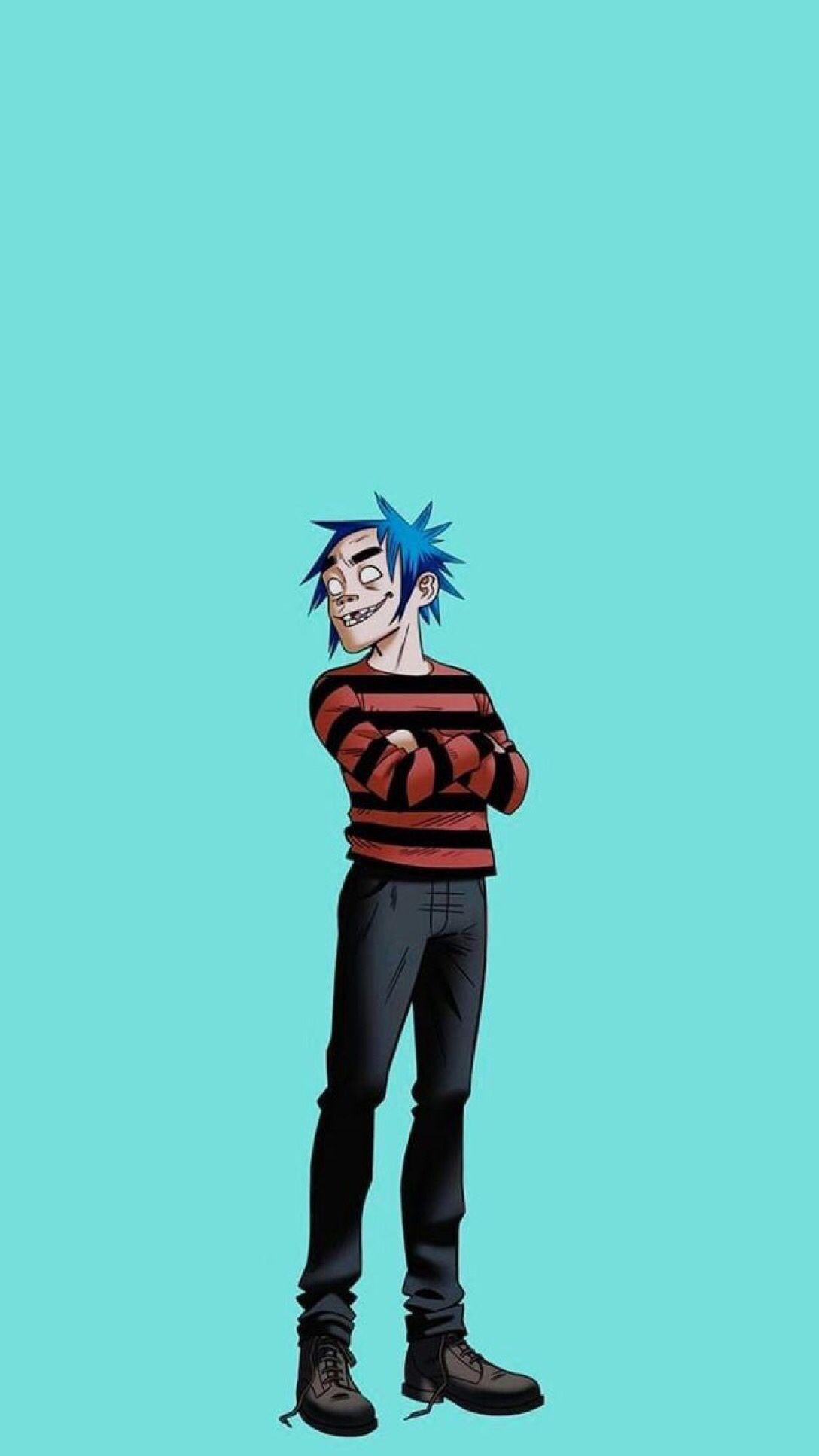 1088x1934 Gorillaz hình nền (nghệ thuật của RobertFig)