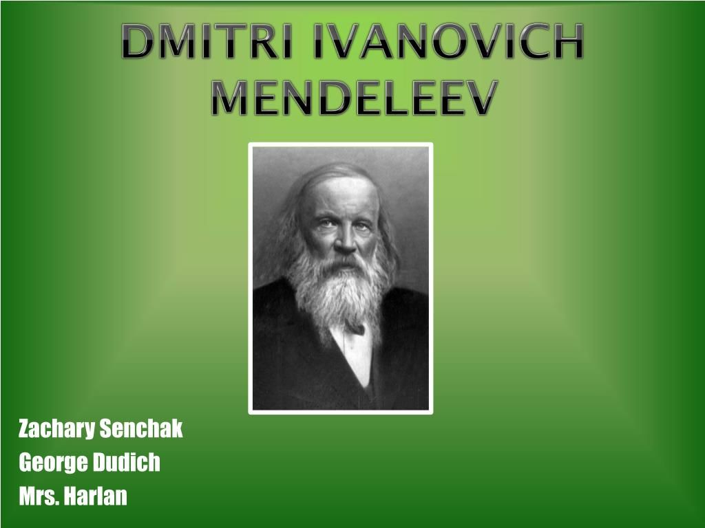 1024x768 PPT Ivanovich Mendeleev PowerPoint Presentation, free download