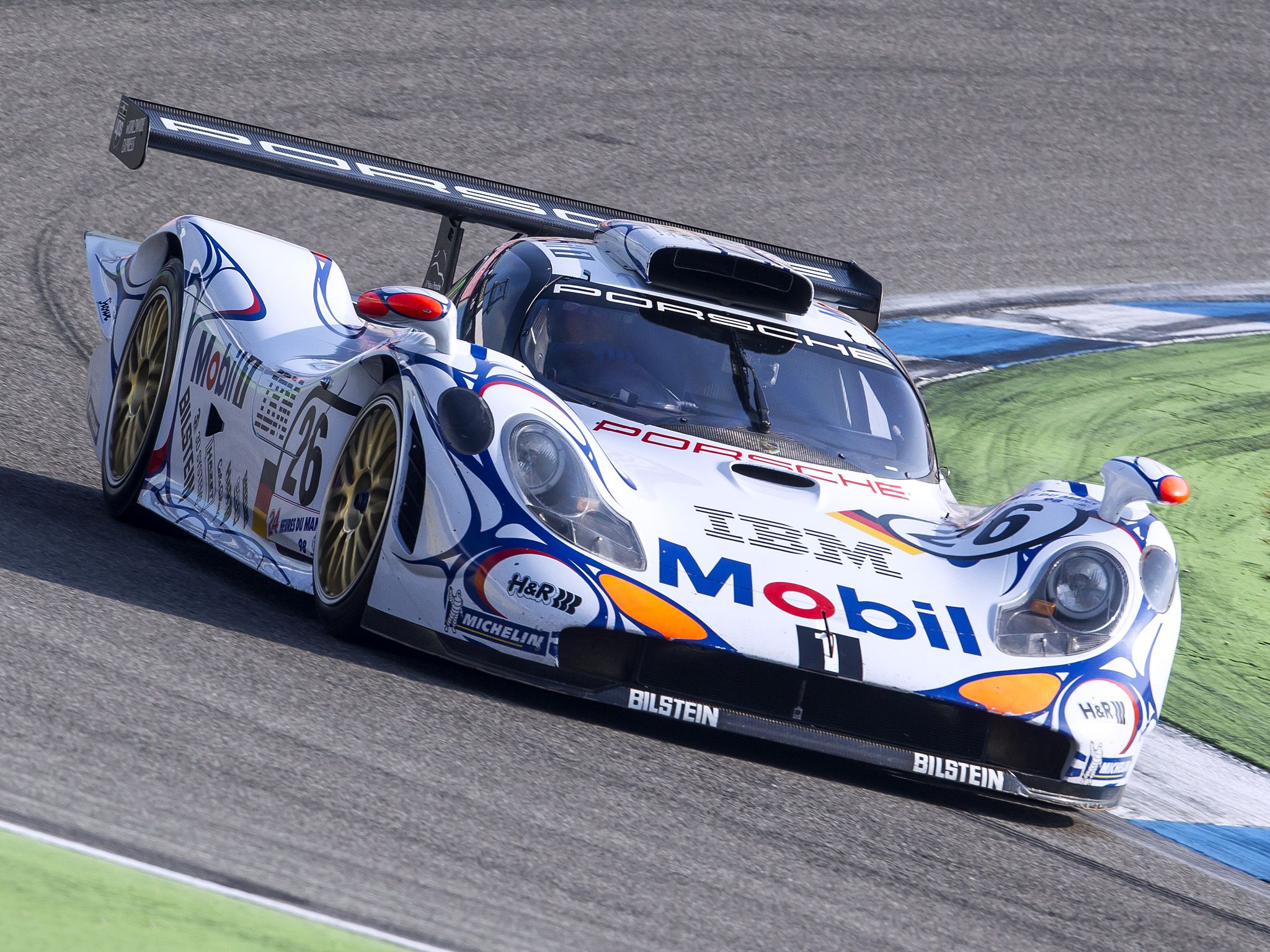 2048x1536 Porsche 911 GT1 (996) Le Mans Race Racing R Wallpaperx1536