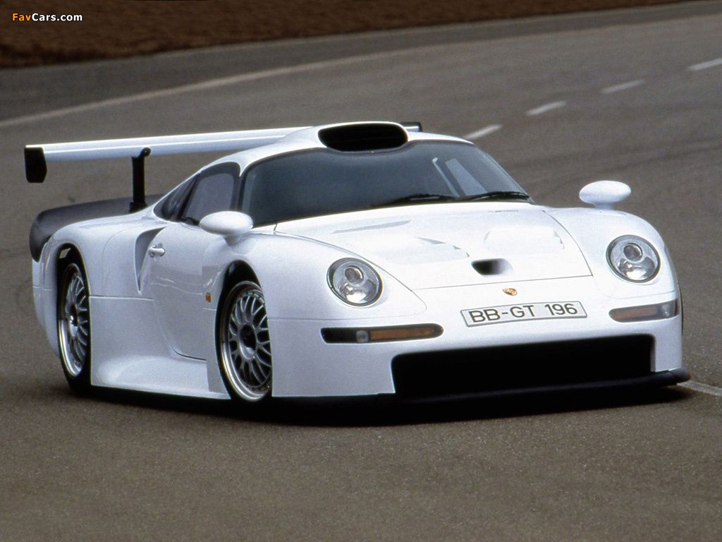 1024x768 Porsche 911 GT1 Strabenversion (993) - (1024x768)