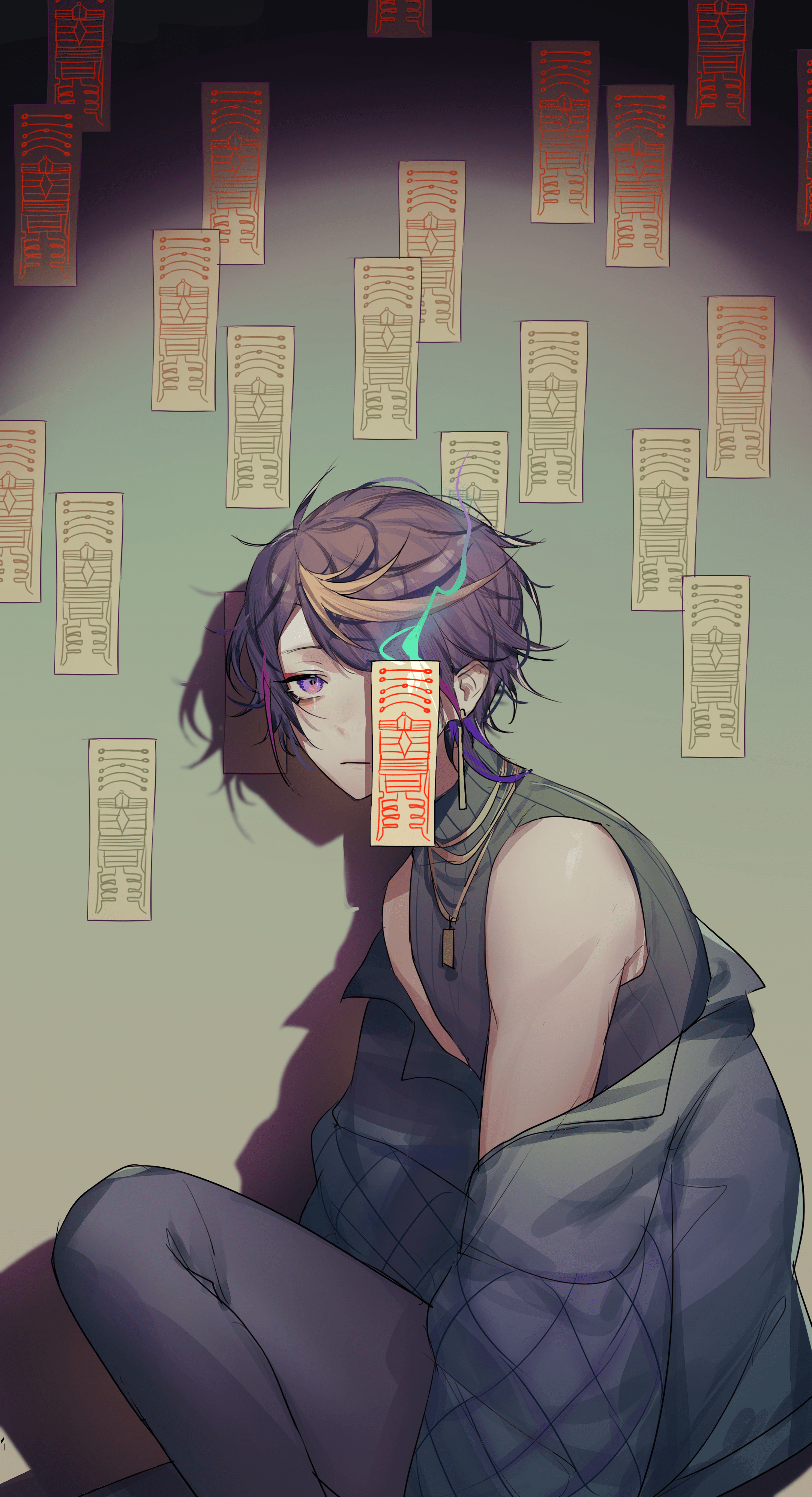 2165x3990 Yamino Shu Yamino (Channel) Anime Image Board