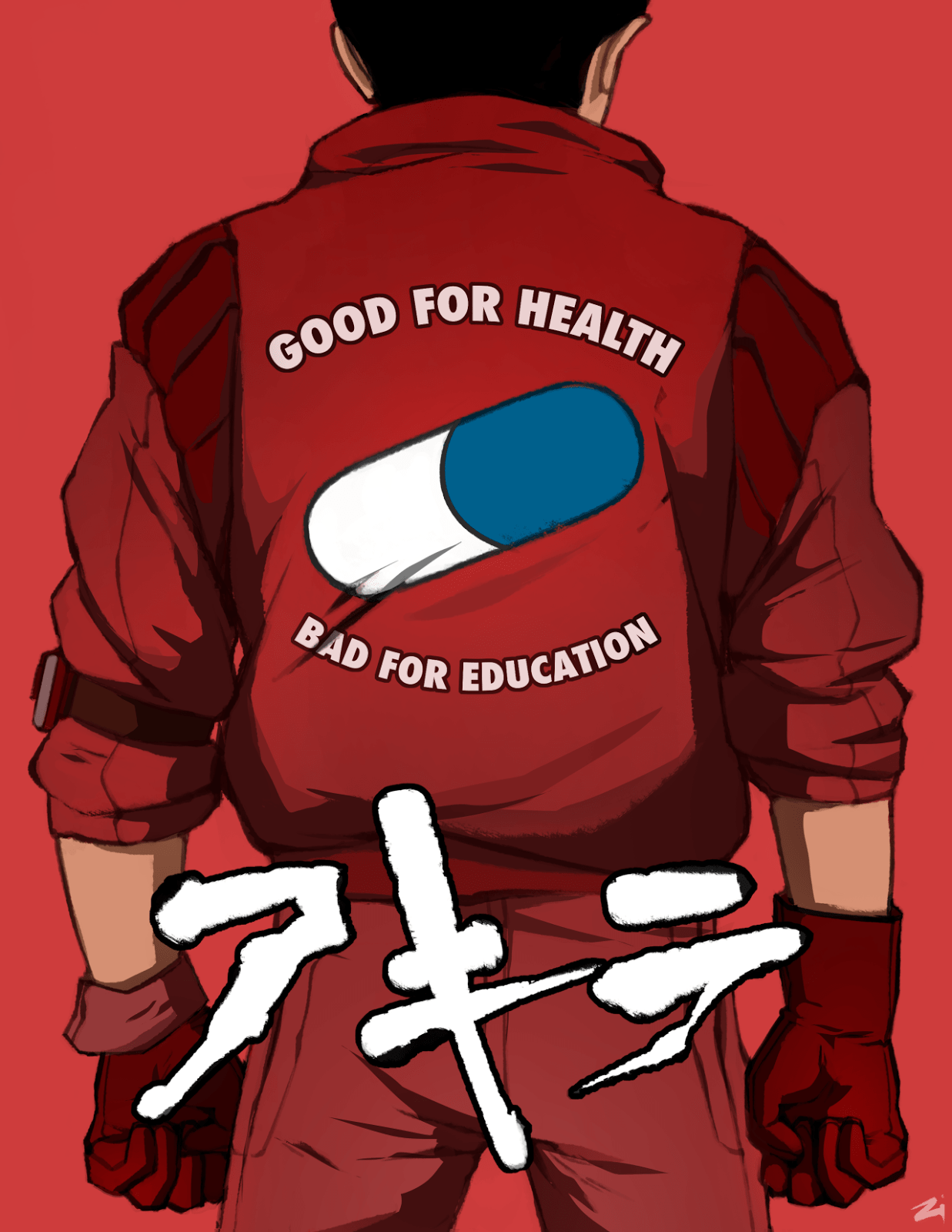 1237x1600 Good For Health, Bad For Education. Akira anime, Akira, Akira kaneda