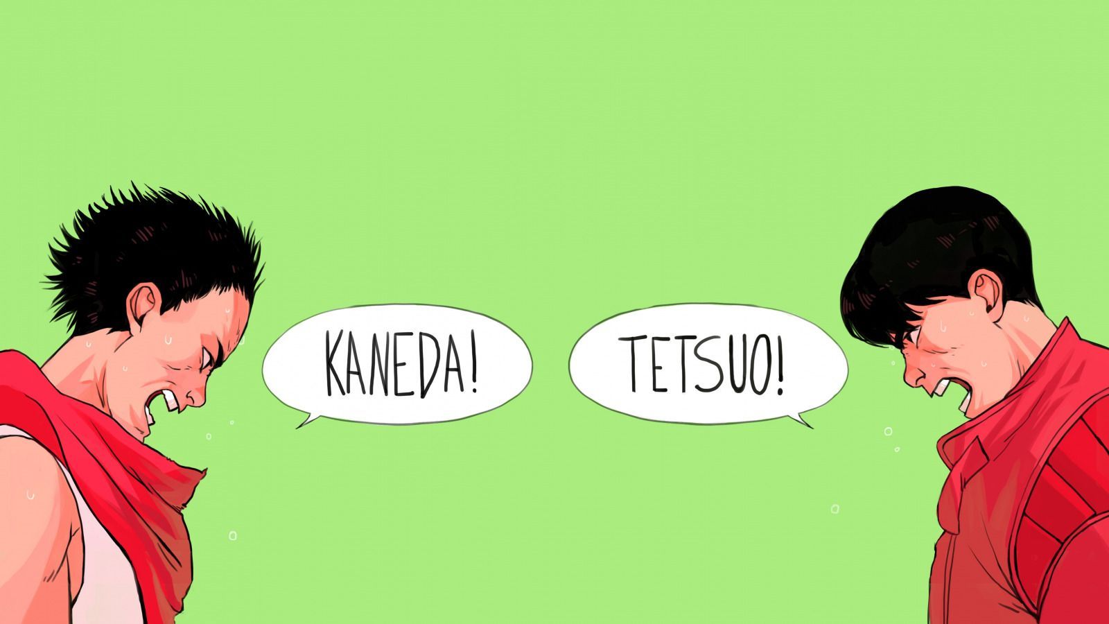 1600x900 Download wallpaper background, dispute, Creek, Akira, Akira, Kaneda, Kaneda, Tetsuo, section other in resolution 1600x900