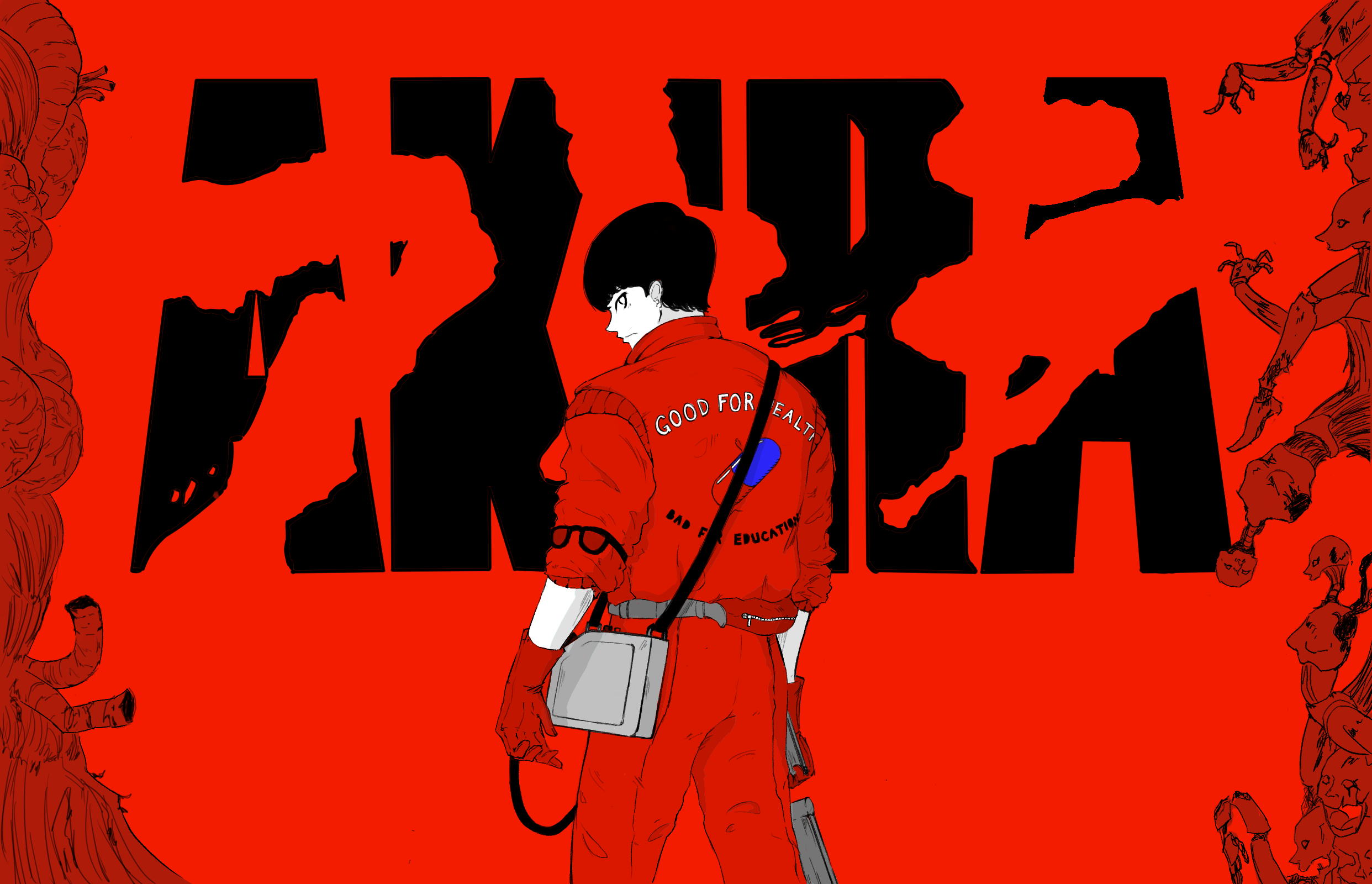 2484x1600 Kaneda from Akira drawn