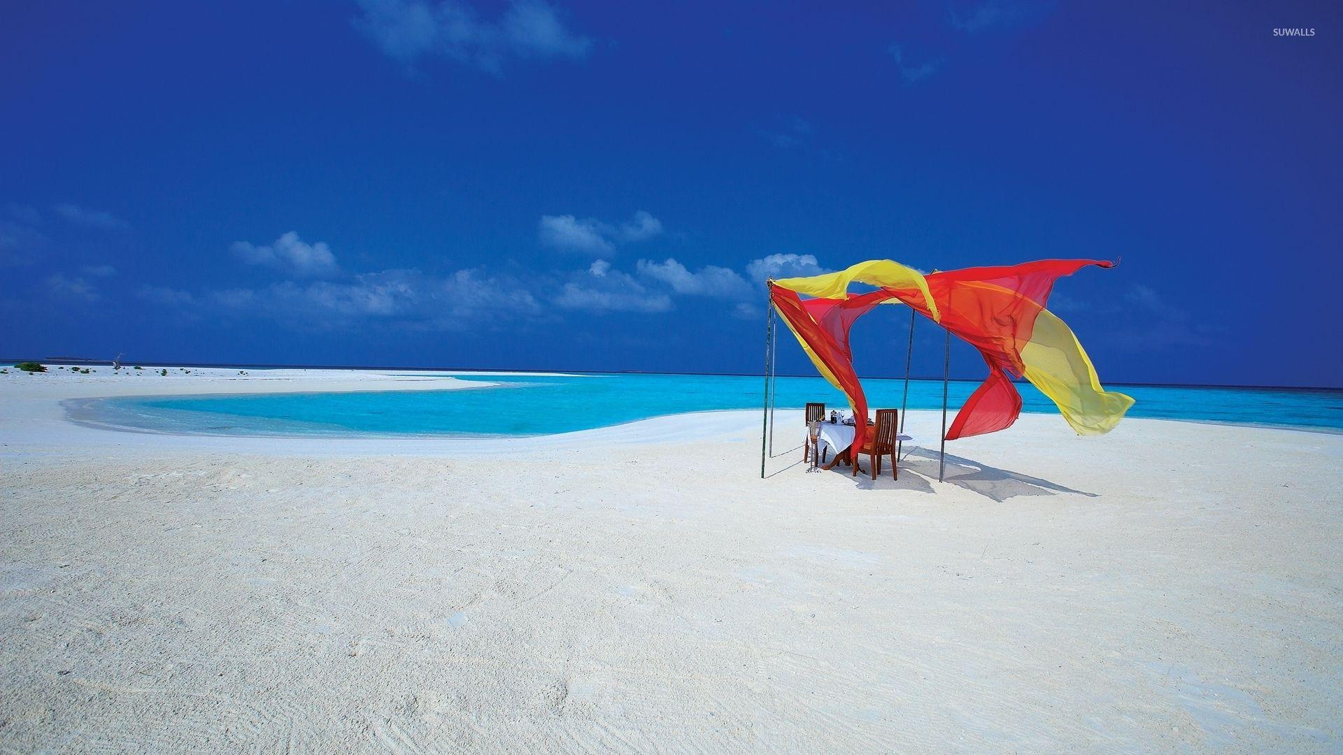 1920x1080 Maldives sandy beach wallpaper wallpaper