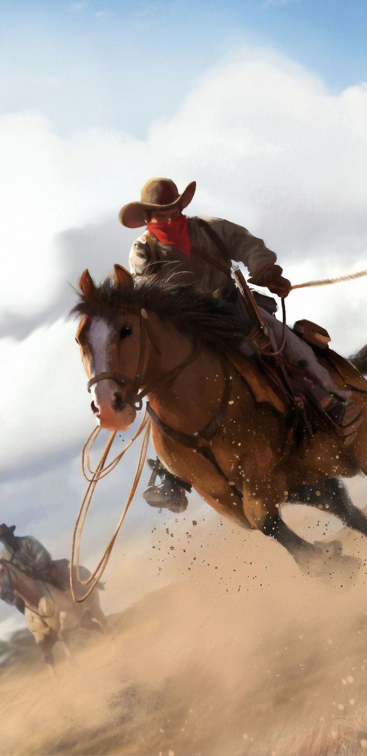 720x1480 Red Dead Redemption 2 Phone Wallpaper