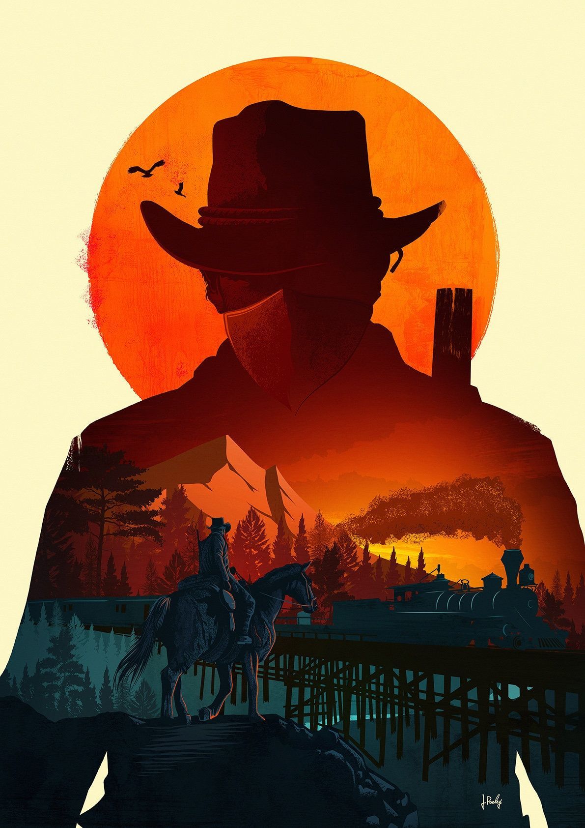 1191x1684 Red Dead Redemption Heist Edition Arthur Morgan Wild West
