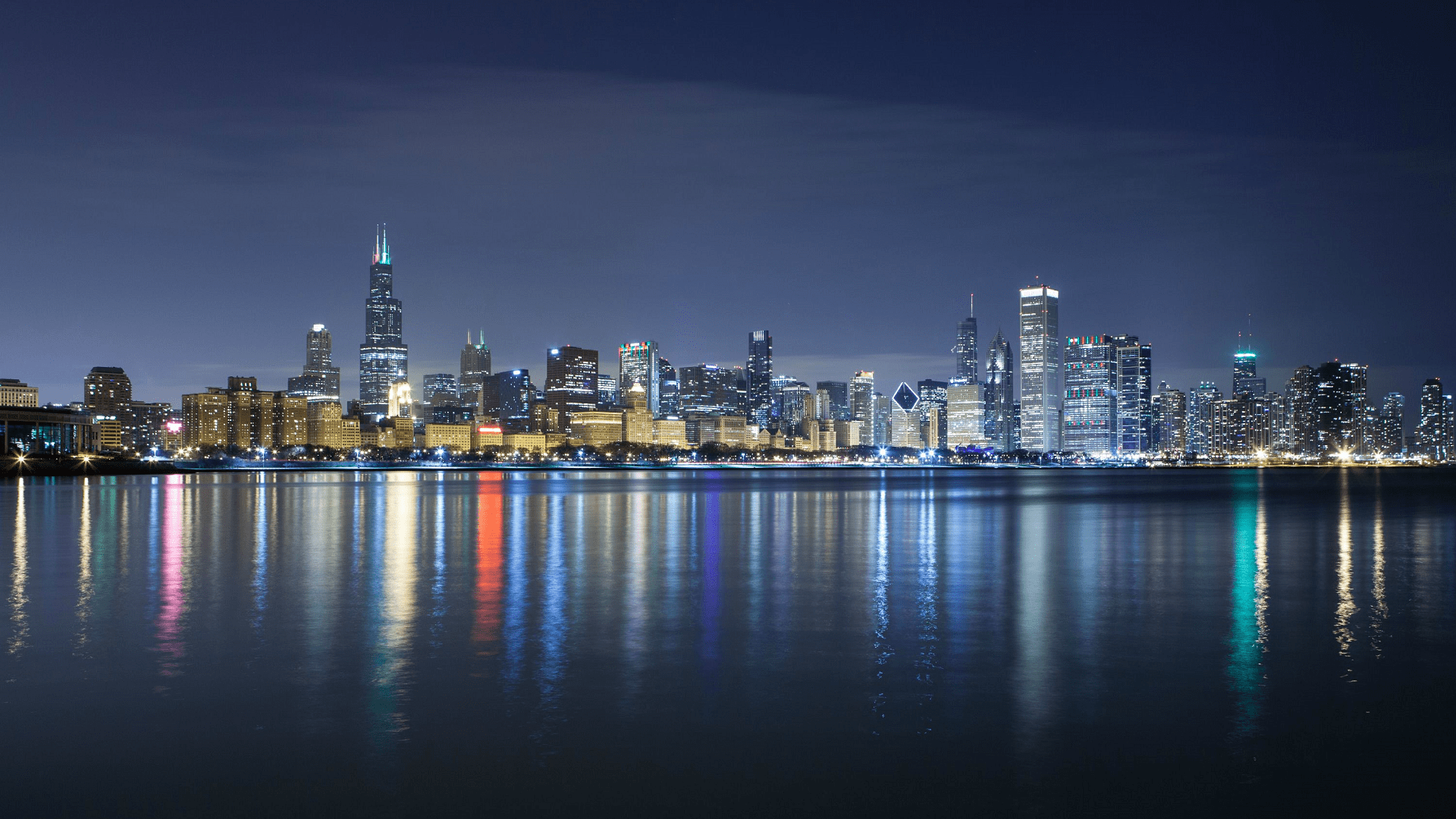 1920x1080 Chicago skyline wallpaper HD Gallery