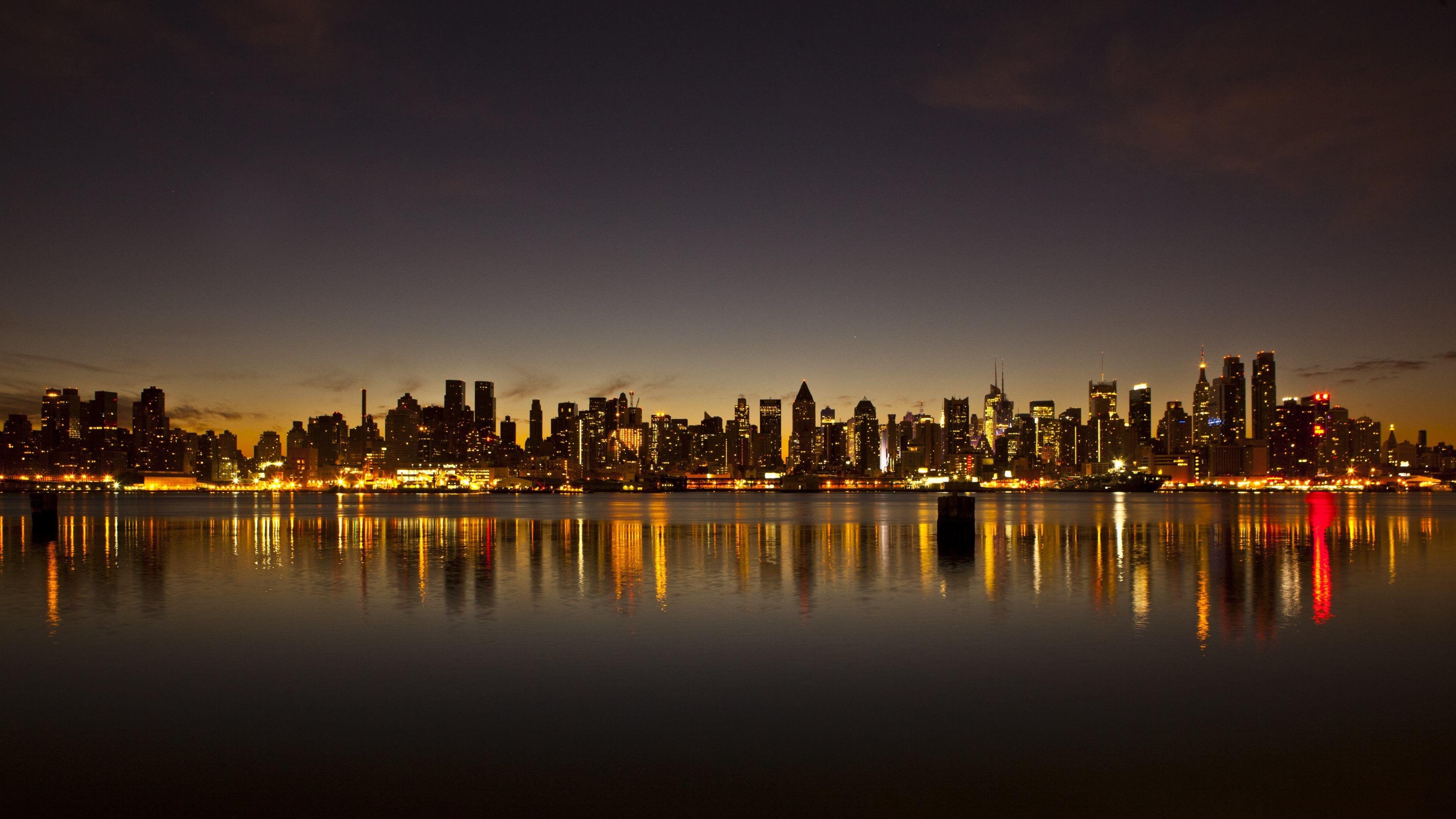 3840x2160 Detroit Skyline Wallpaper