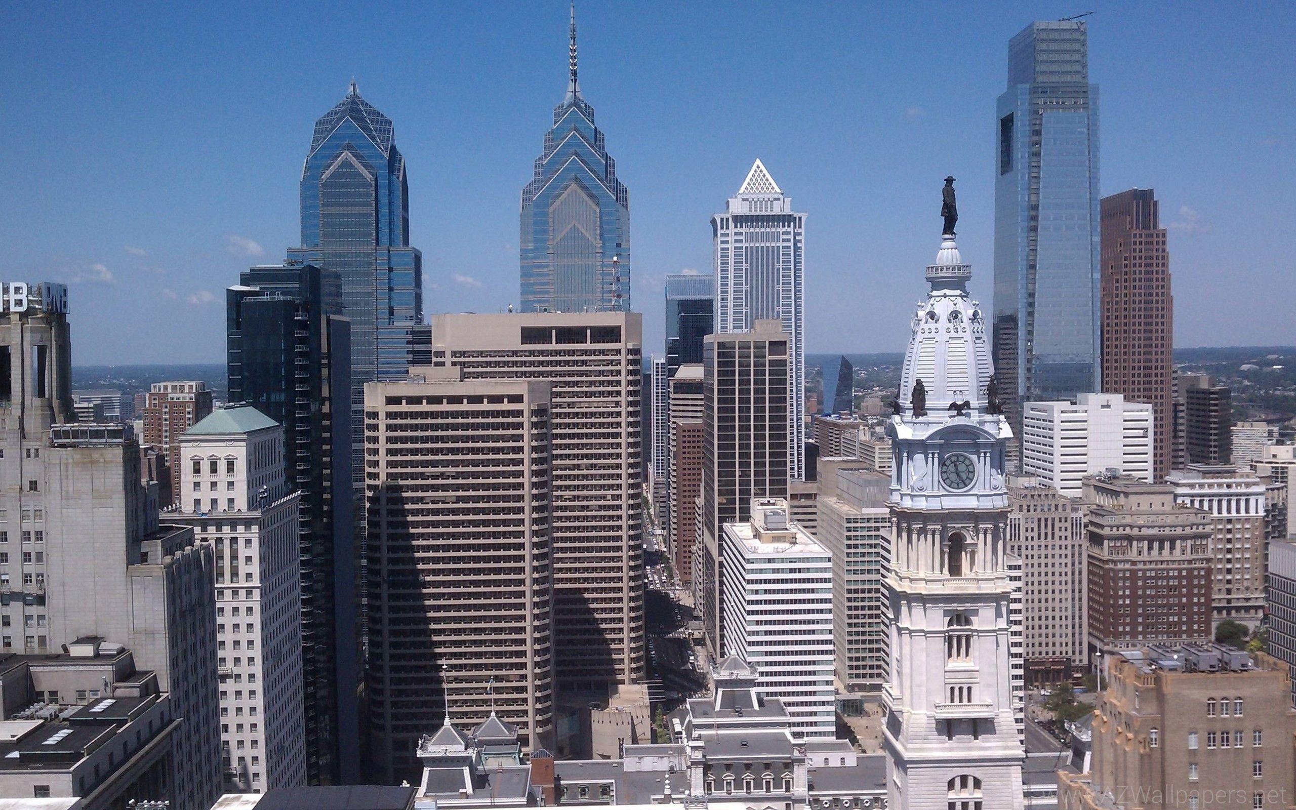 2560x1600 Philadelphia Skyline Wallpaper background picture