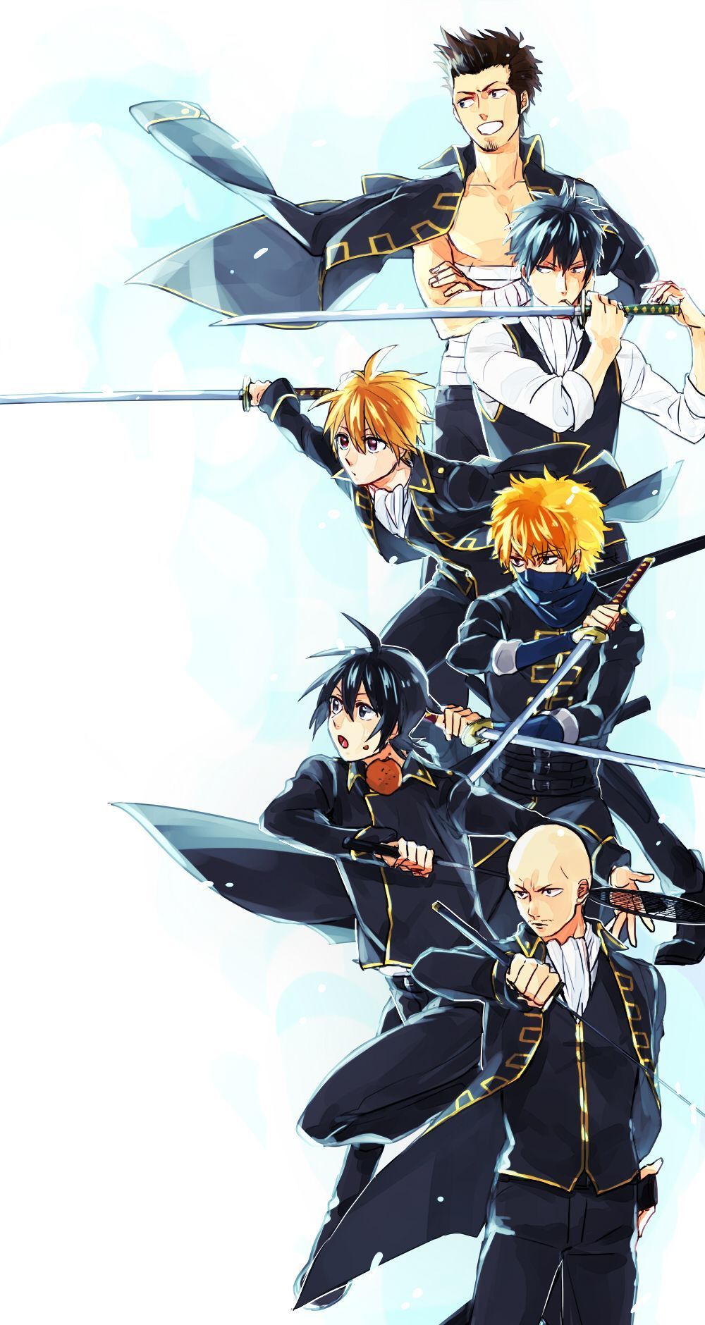 1000x1880 Shinsengumi (Gin Tama)/. Anime, Anime funny, Hottest anime characters