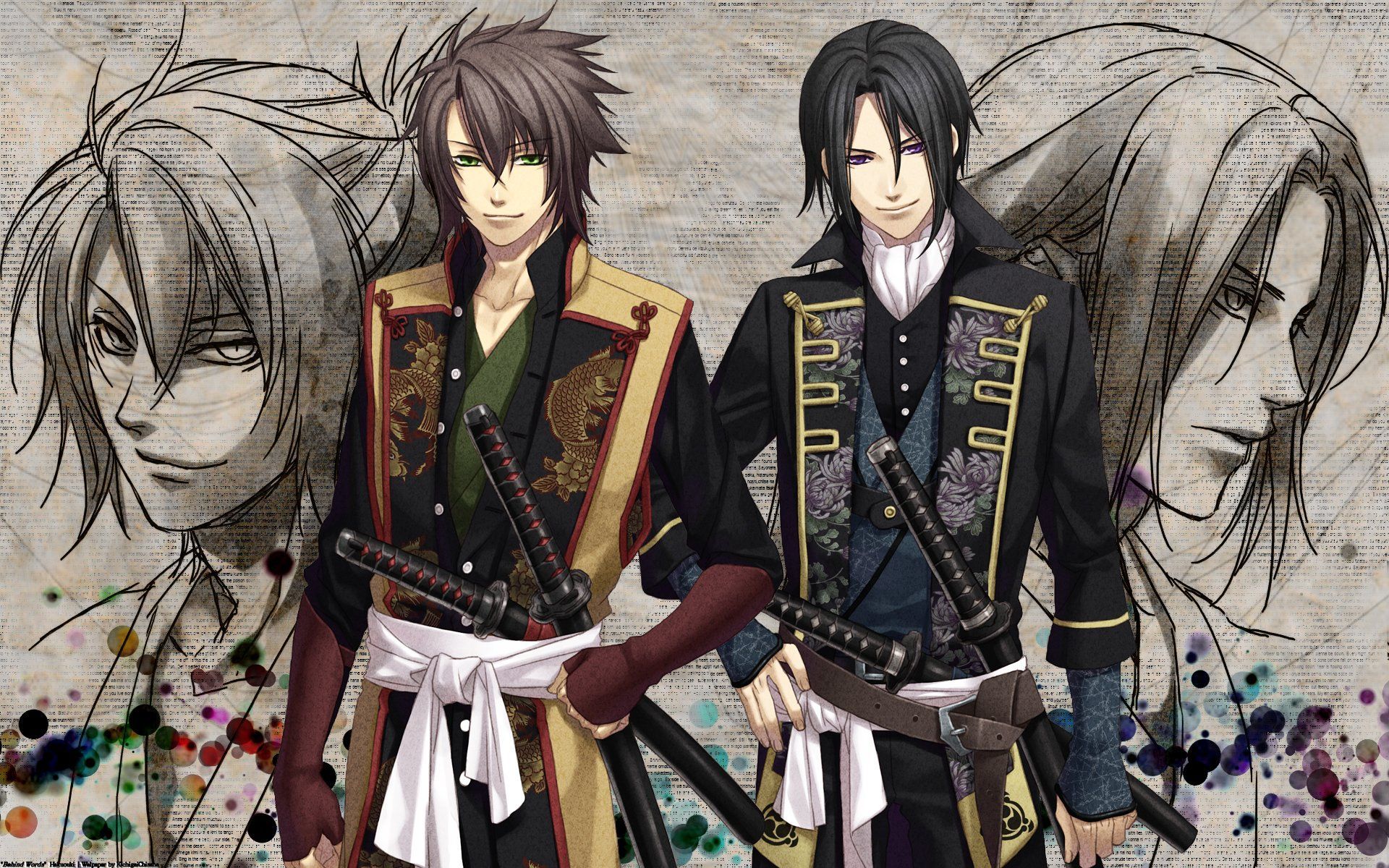 1920x1200 Anime Hakuouki Shinsengumi Kitan HD Wallpaper