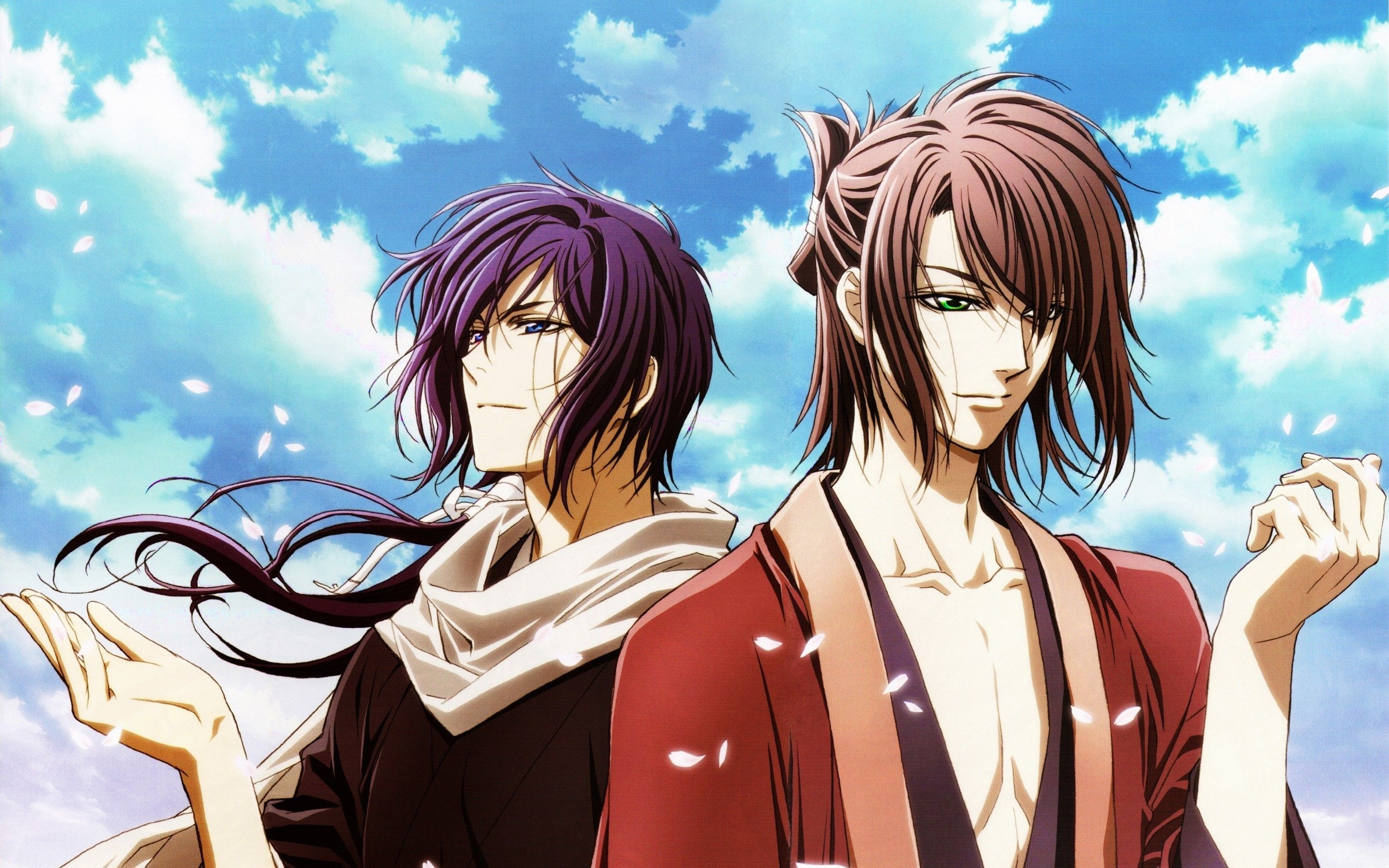 2880x1800 HD desktop wallpaper: Hakuouki Shinsengumi Kitan, Anime download free picture