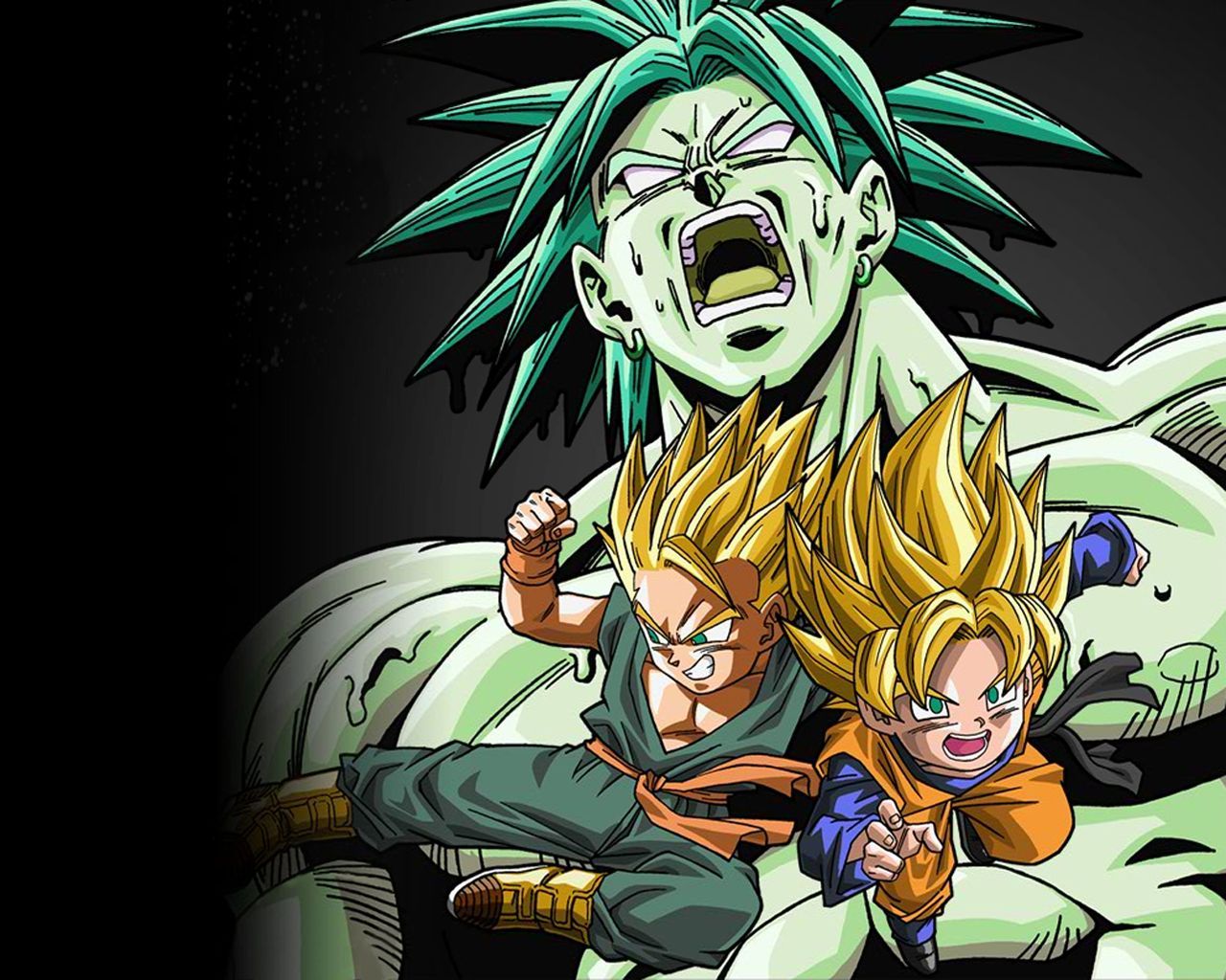 1280x1024 Goten, Trunks and Broly Goten wallpaper