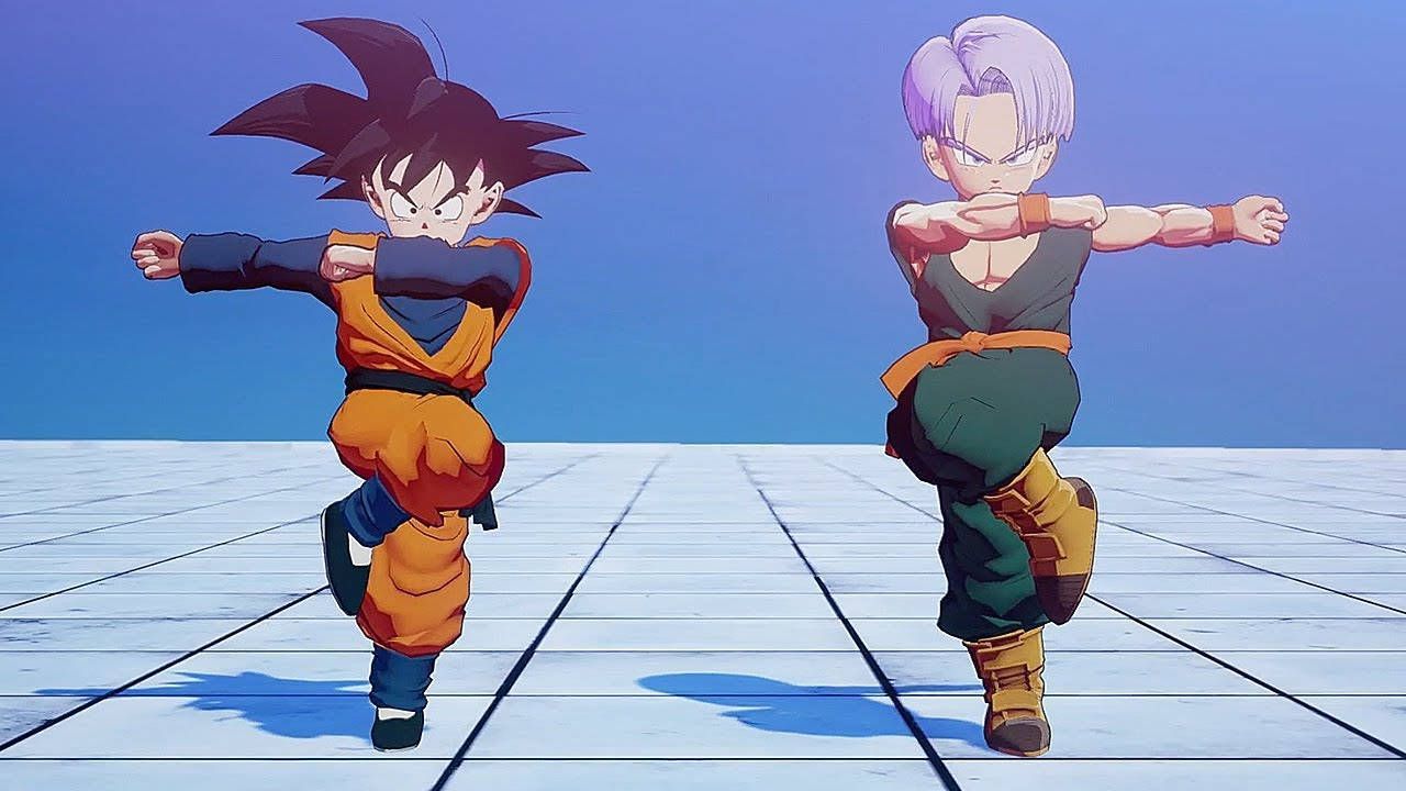1280x720 Download Goten And Trunks Practice Wallpaper