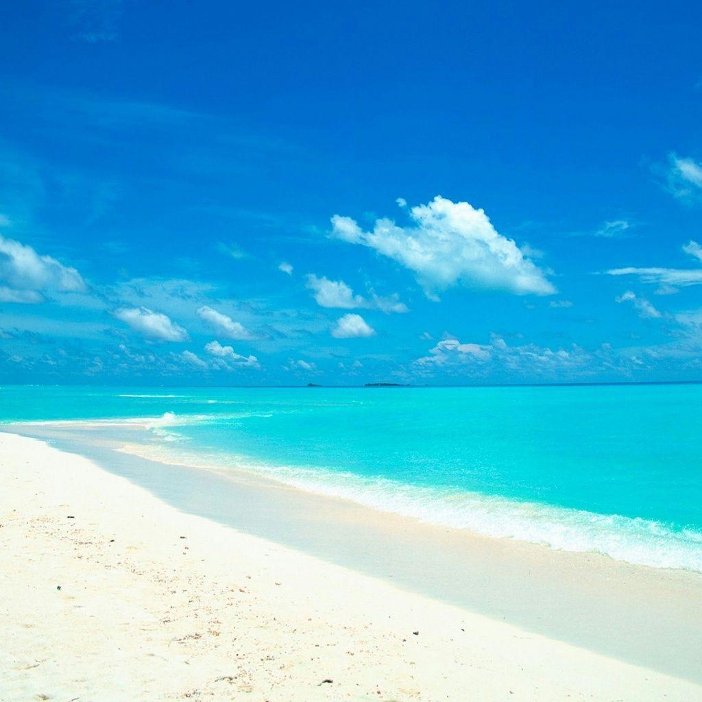 1024x1024 Free download Maldives beach iPad Wallpaper and iPad 2 Wallpaper