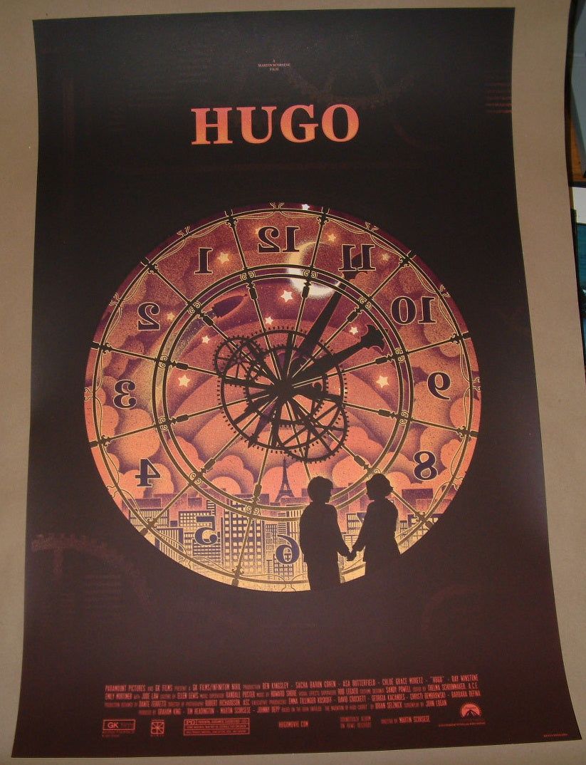 823x1074 Kevin Tong Hugo Movie Poster Variant Mondo 2012. Inside the Poster
