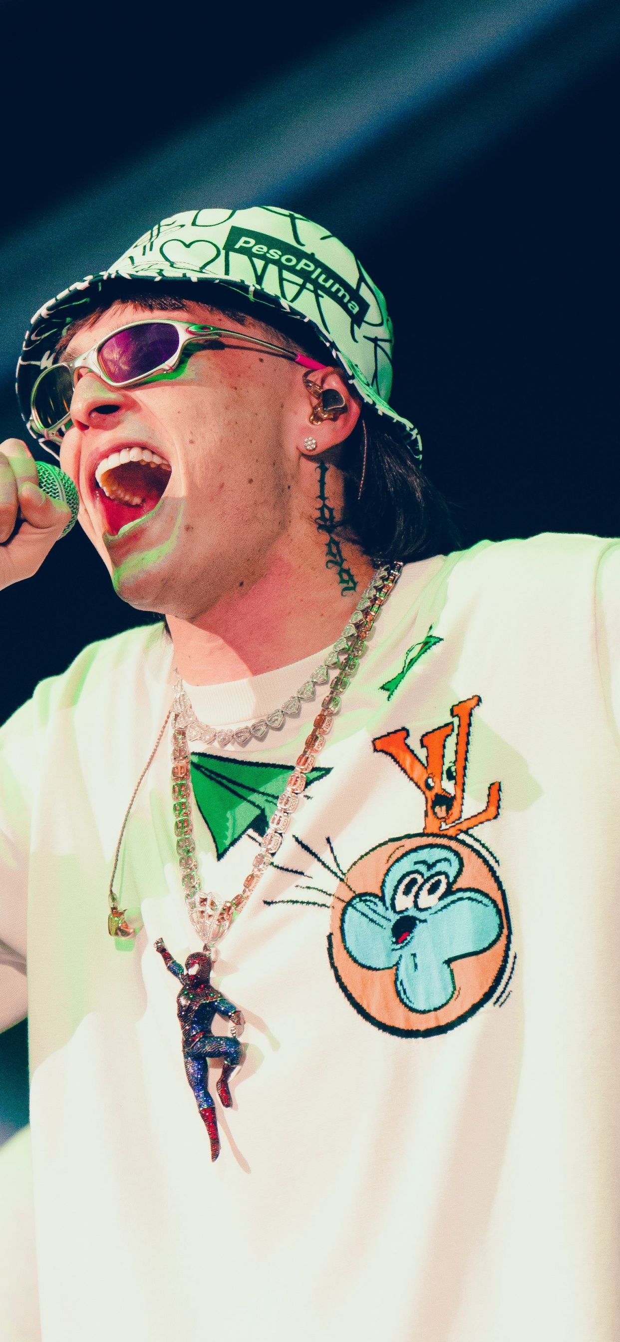 1242x2688 Peso Pluma Wallpaper 4K, Mexican singer, Rapper