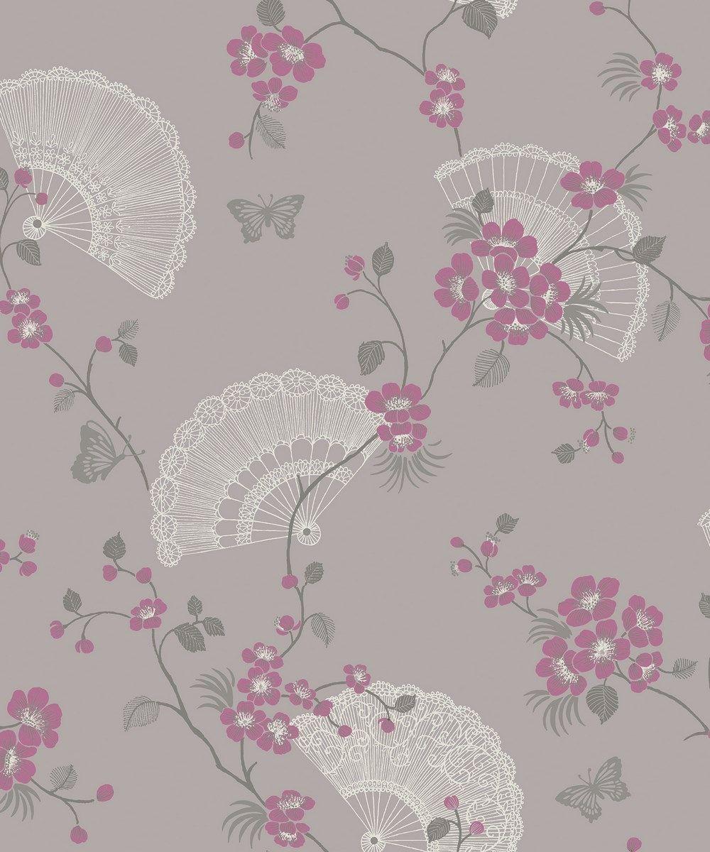 1000x1200 Glitter Oriental Fan Heather Wallpaper