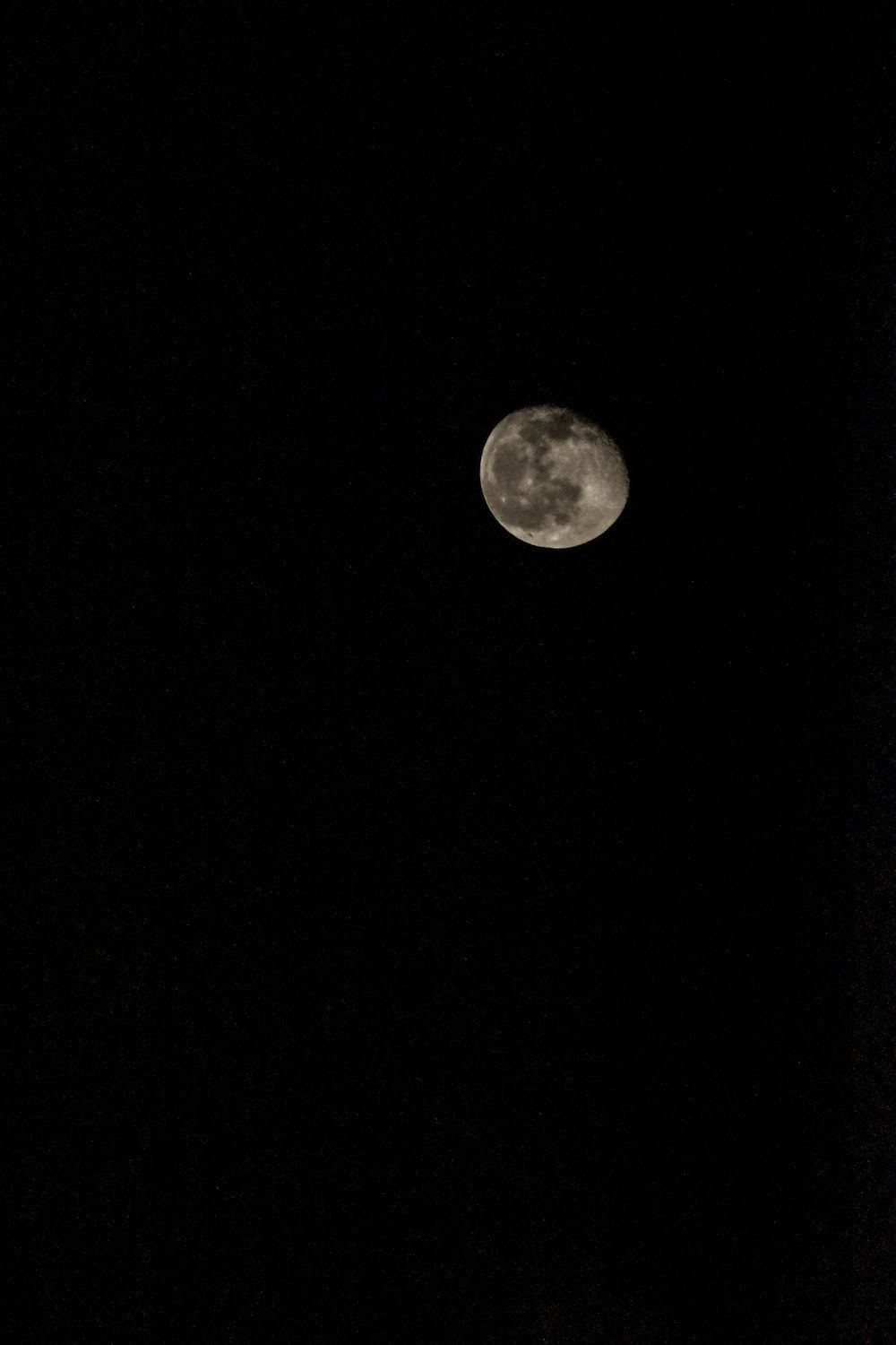 1000x1500 Full moon in dark night sky photo