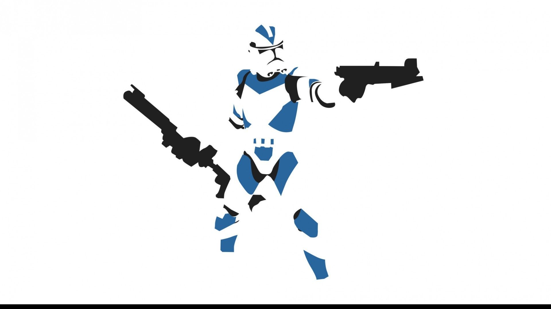 1920x1080 minimalism, Star Wars, clone trooper (1920x1080px) on