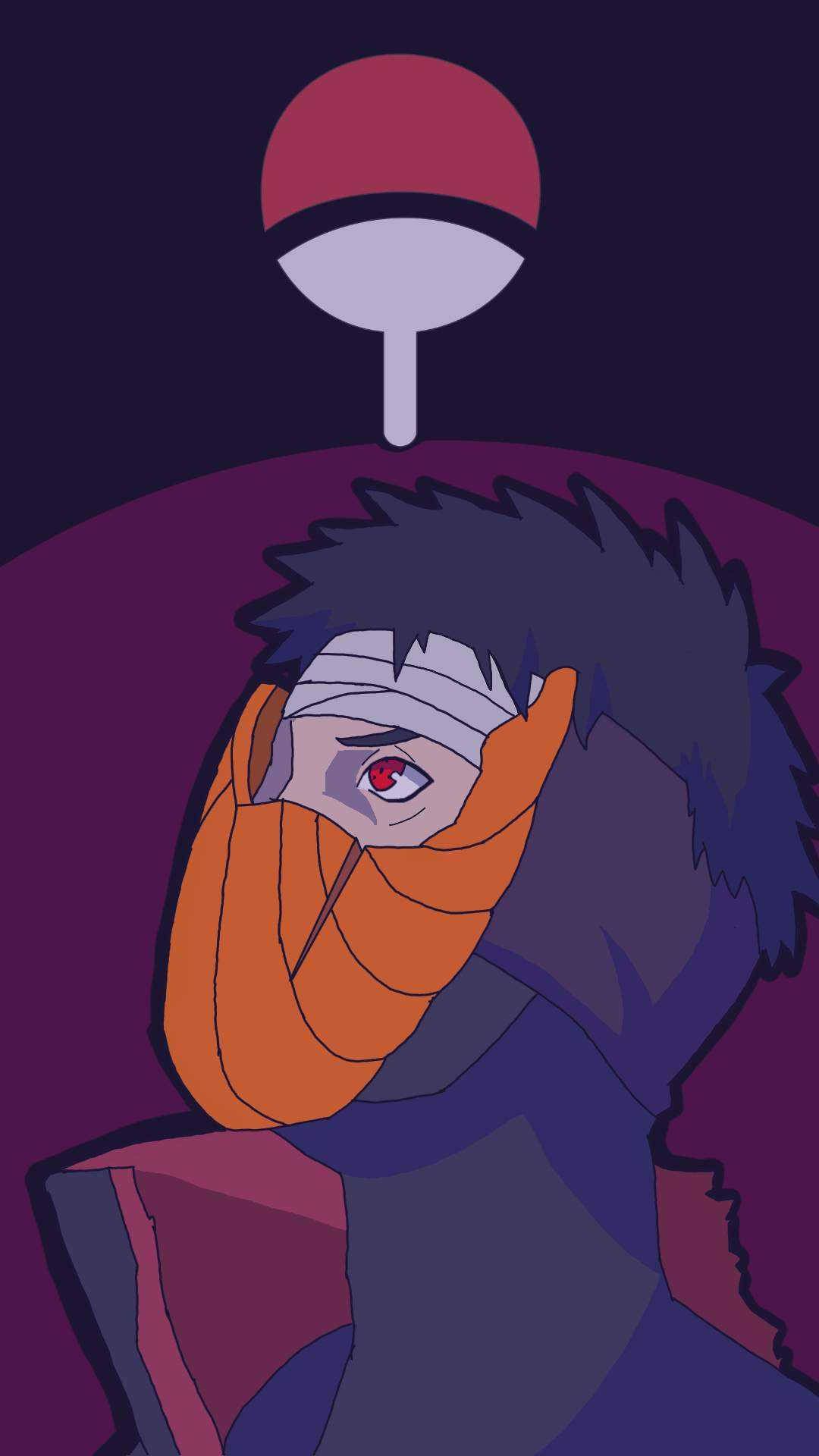 1080x1920 Download Into the depths of darkness: Obito Wallpaper