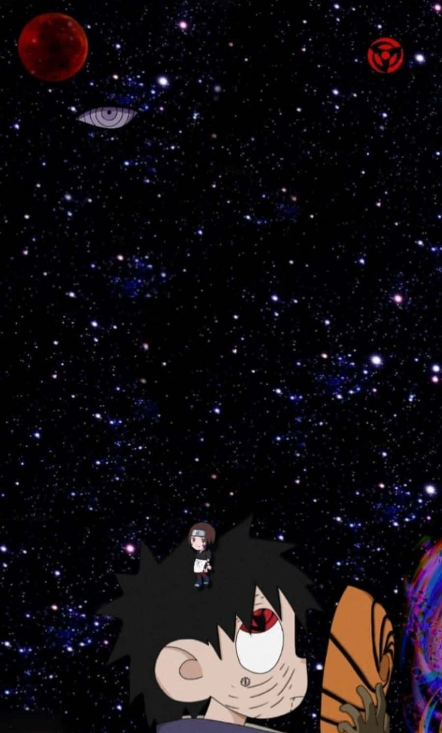 900x1492 Download Aesthetic Rendering of Obito's Power Wallpaper