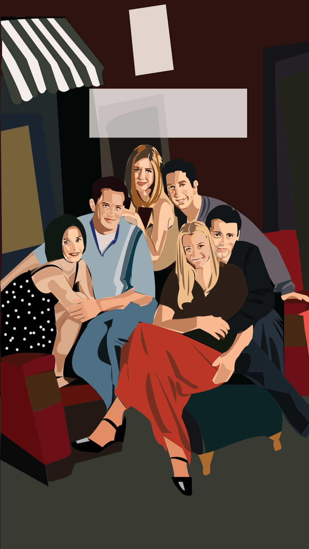 1082x1920 Friends iPhone Wallpaper