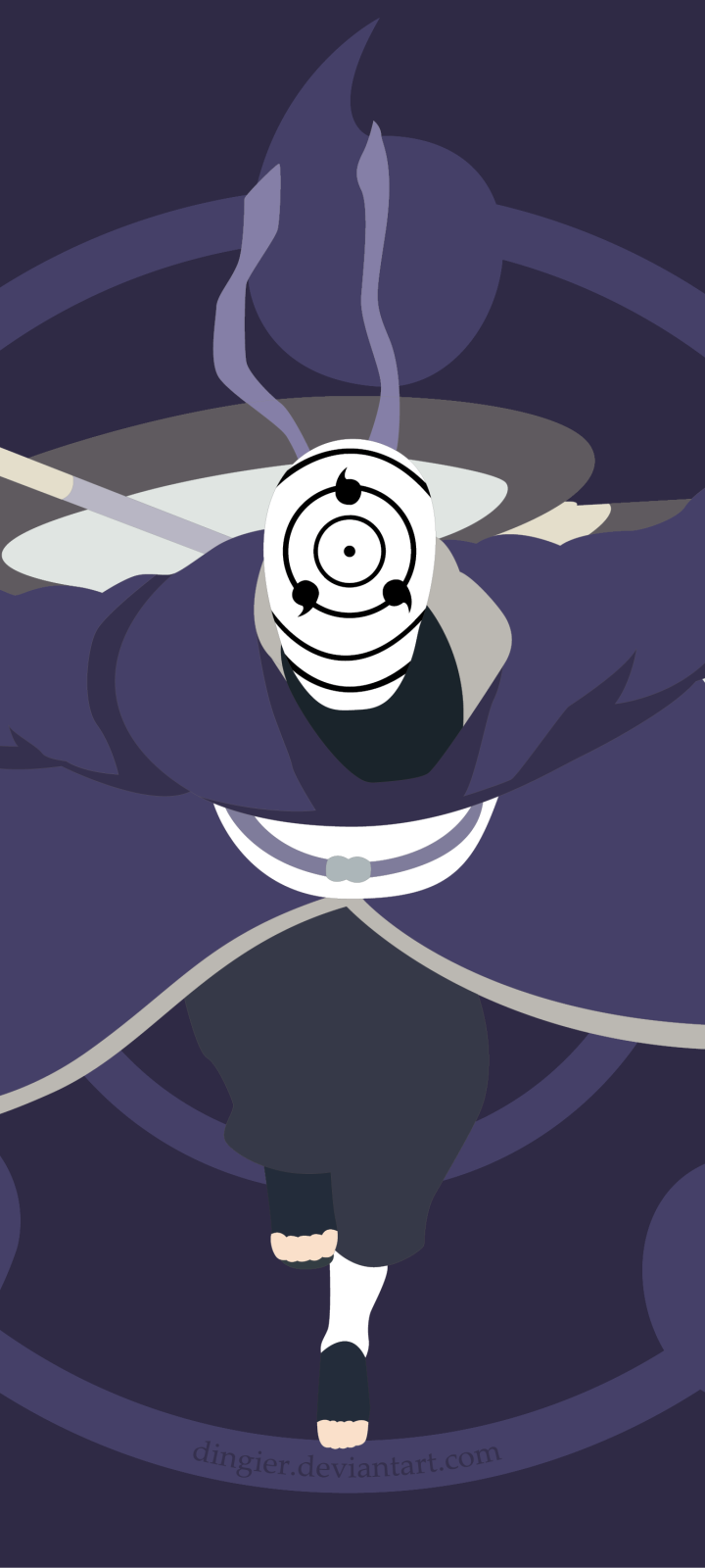 720x1600 Obito Uchiha Phone Wallpaper