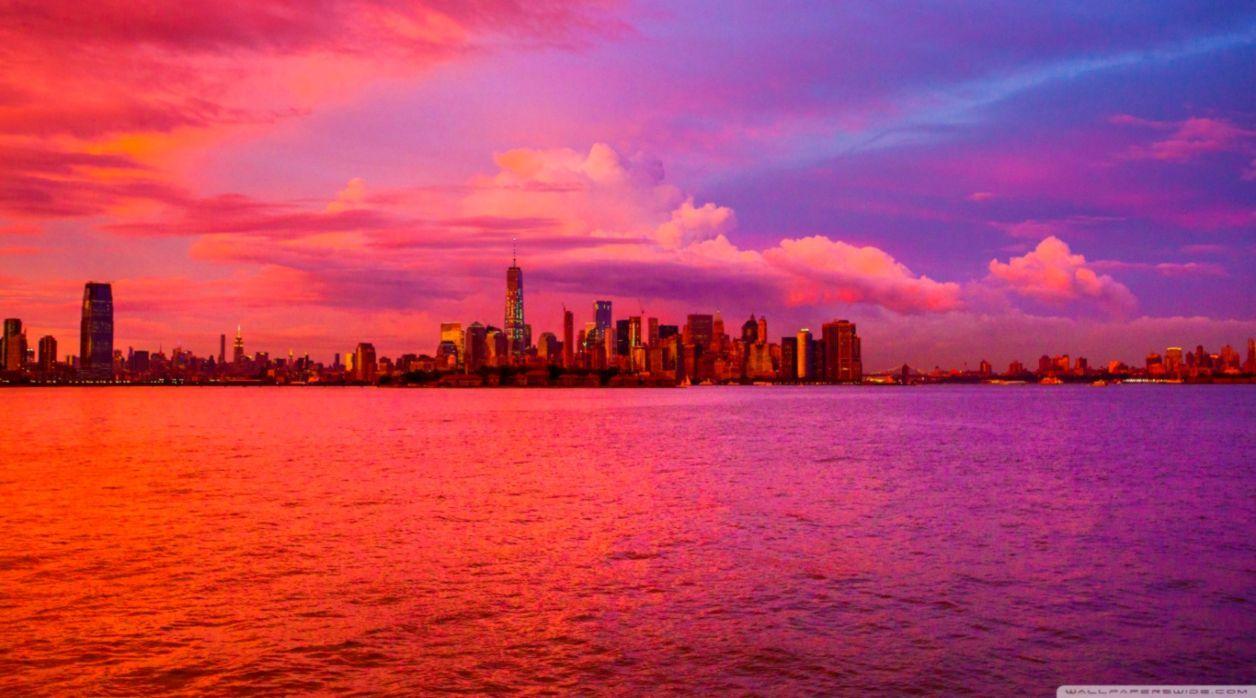 New York Sunset Wallpapers Top Free New York Sunset Backgrounds