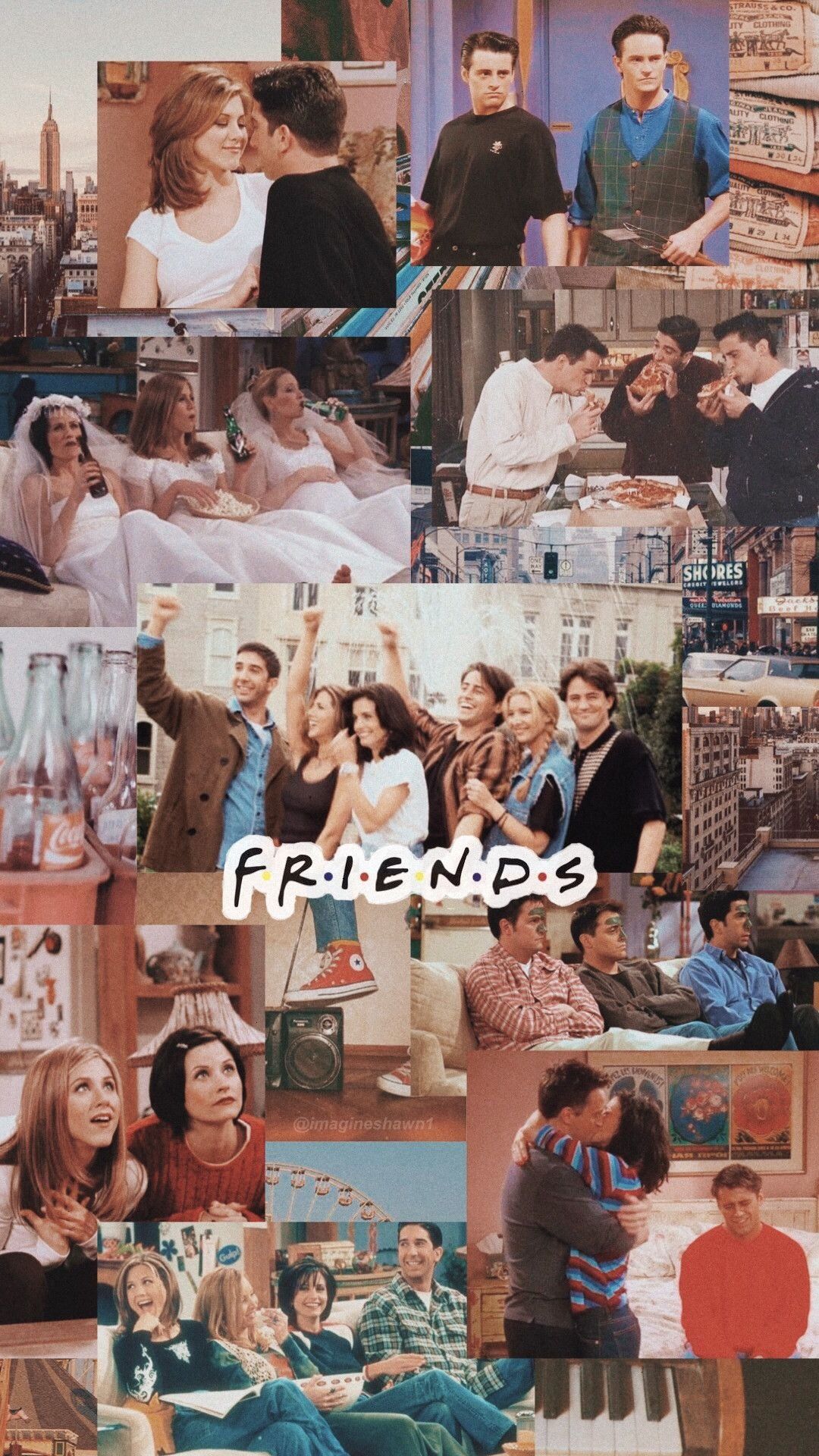 1080x1920 Friends aesthetic tv show Wallpaper Download