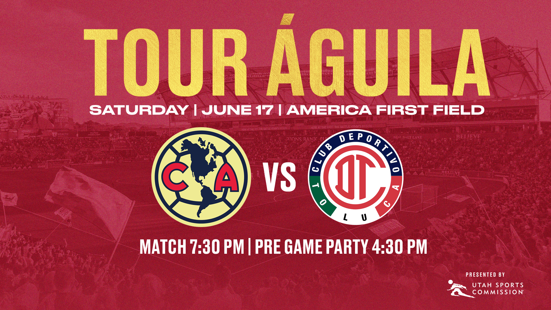 1920x1080 Iconic Utah Venue America First Field Welcomes Club América v. Deportivo Toluca FC. Real Salt Lake