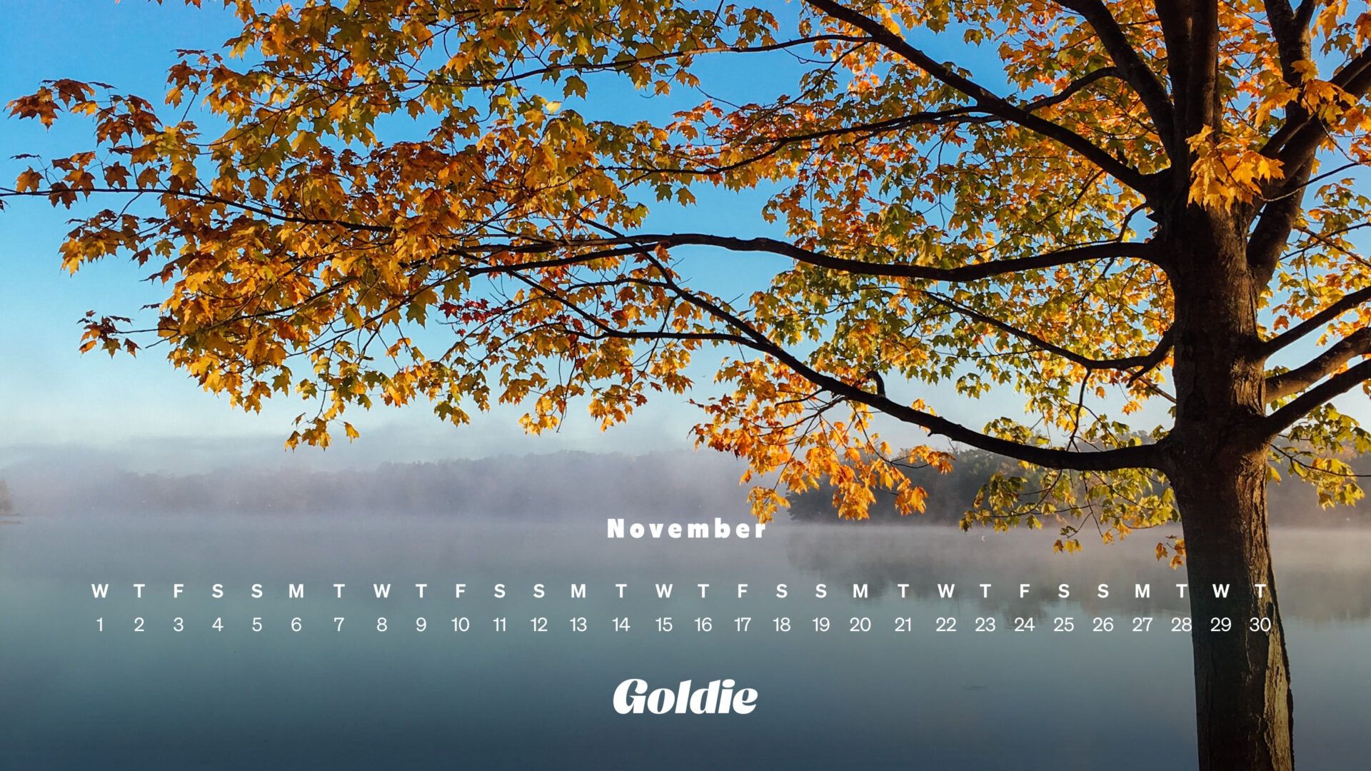 1920x1080 Free November 2023 Wallpaper Calendars