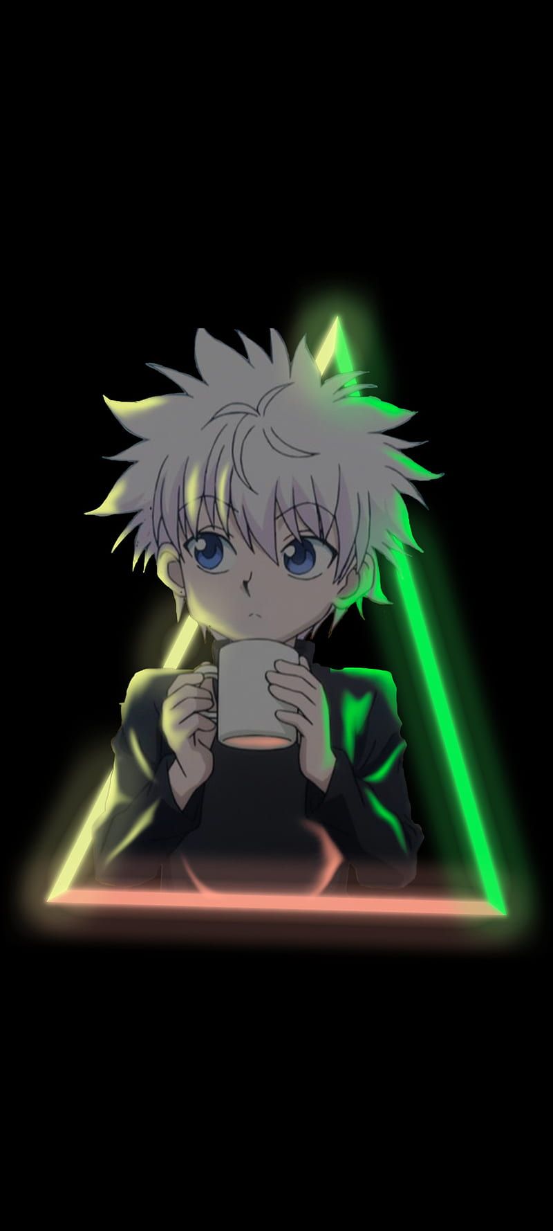 800x1778 Killua Neon, hunter hunter, hunter x hunter, simple, HD phone wallpaper