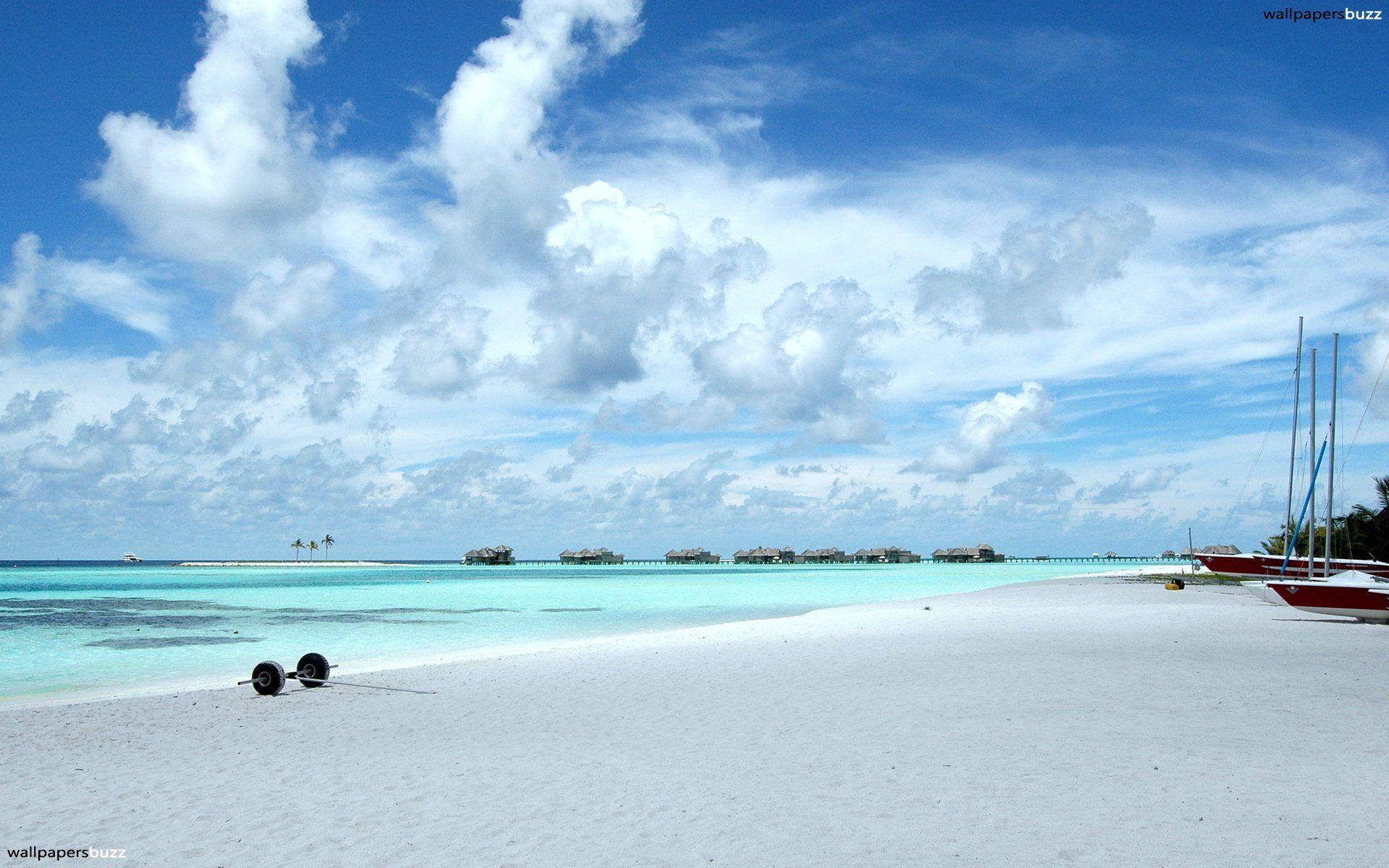 1920x1200 Maldives beach HD Wallpaper