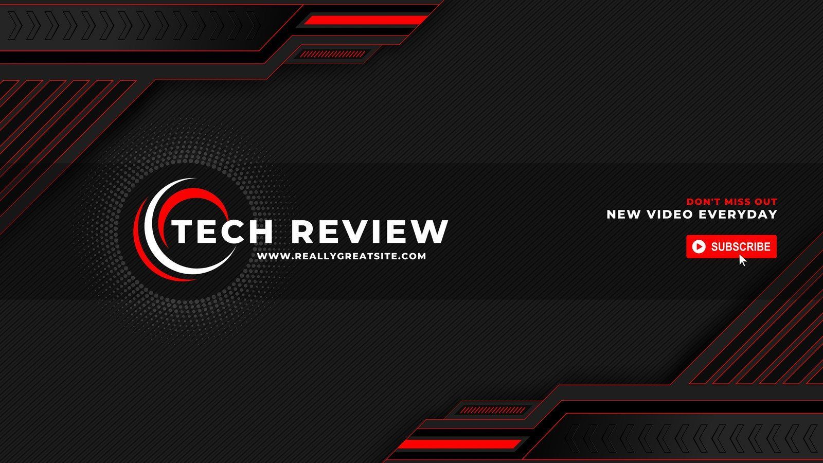1600x900 Customize Gaming YouTube Banner Templates Online