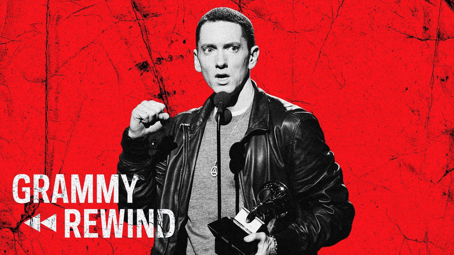 1920x1080 Recording Academy / GRAMMYs #GRAMMYRewind ⏪ To Celebrate The 50th Anniversary Of Hip Hop, Relive The Moment Took Home A Best Rap Album Gramophone For His Iconic Album, 'Recovery'
