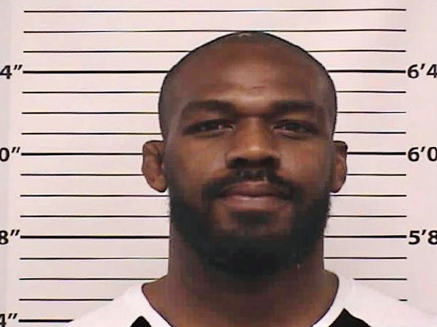 1400x1050 Pic: Jon Jones mugshot following latest arrest in Albuquerque